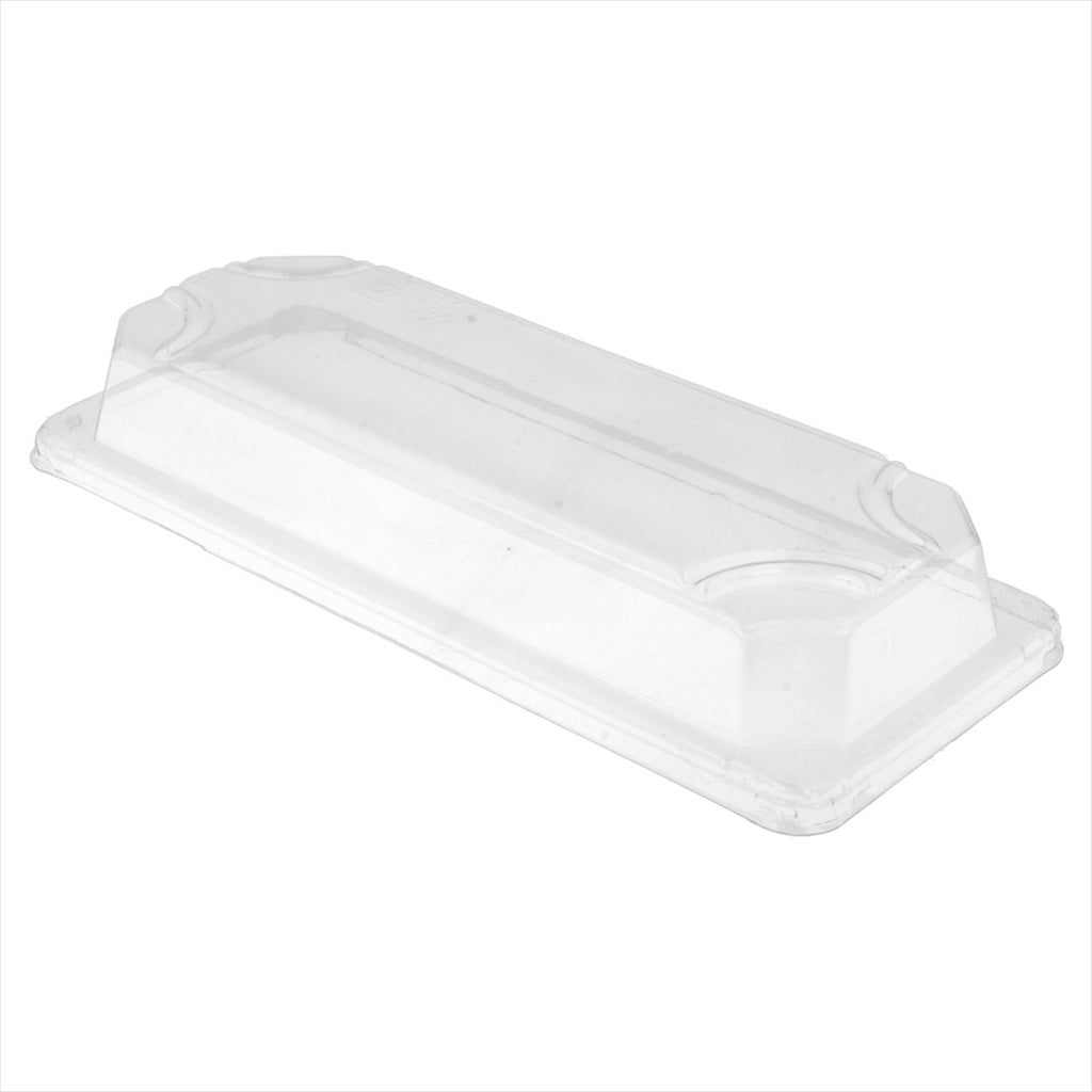 Couvercles 22,2x9,6x3,2cm transparent plastique plastique PS - vendu par 800 (PU 0,13€)