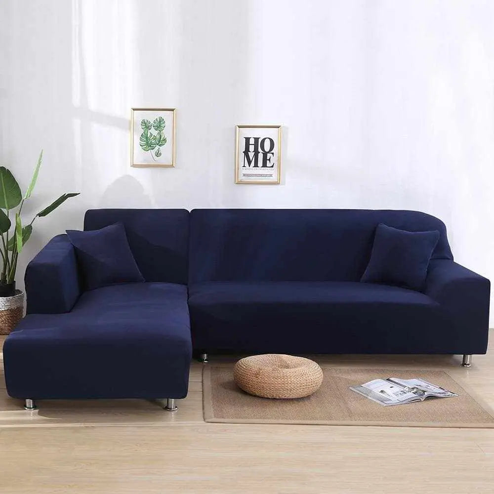 NAVY - Housse extensible pour canapé d'angle