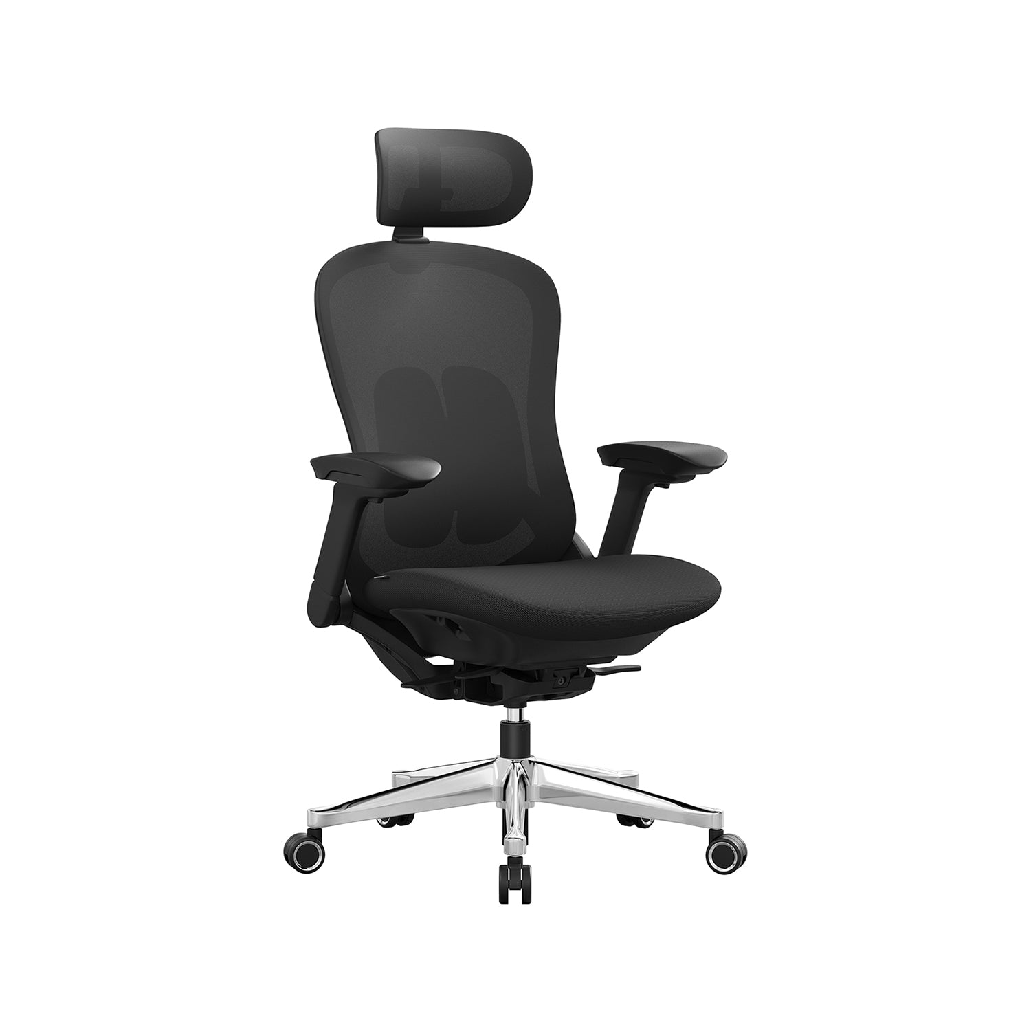 SONGMICS - Fauteuil de Bureau, Chaise de Bureau Ergonomique, Confortable, Assise Réglable Avant ou Arrière, Support Lombaire, Capacité 150 kg, Noir