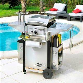 Support essuie-tout et porte-condiments pour désserte CHPS400 ROLLER GRILL