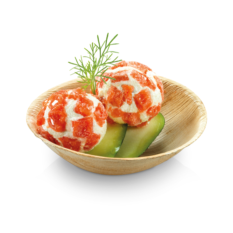 POT A SAUCE ROND PALME DIAM 6 CM NATUREL ARECA - sachet de 25 / N732-400