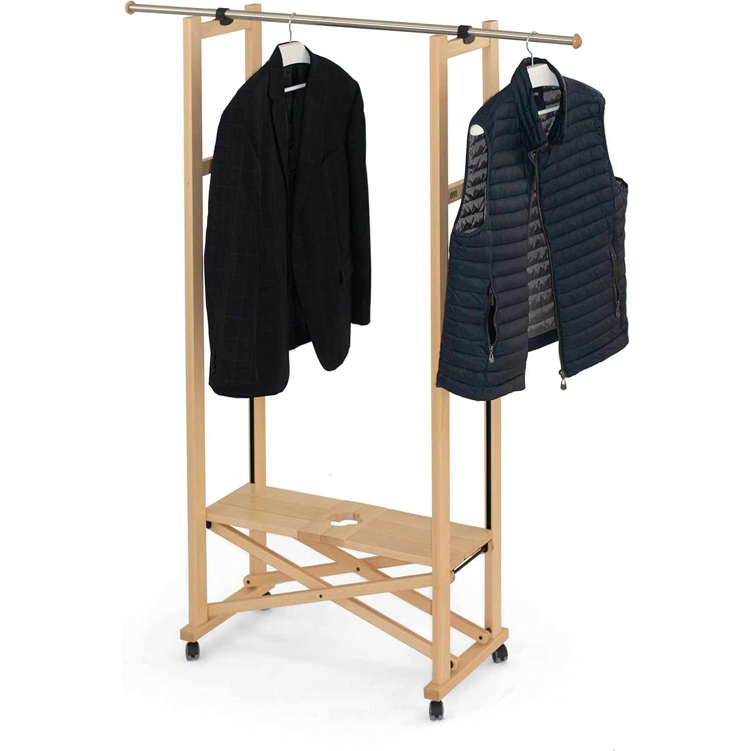 ARIT - Portant ELIOS Pliable Nature, Bois, 37 x 140 x 168 cm