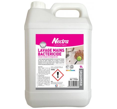Savon main désinfectant bactéricide 5L
