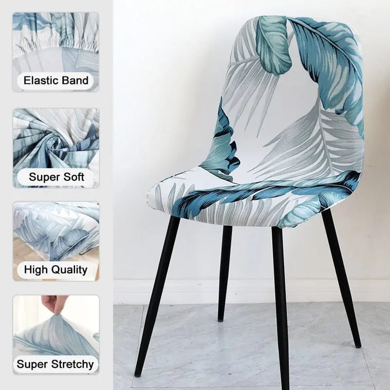 Housse de chaise scandinave florale SCANFLOWER