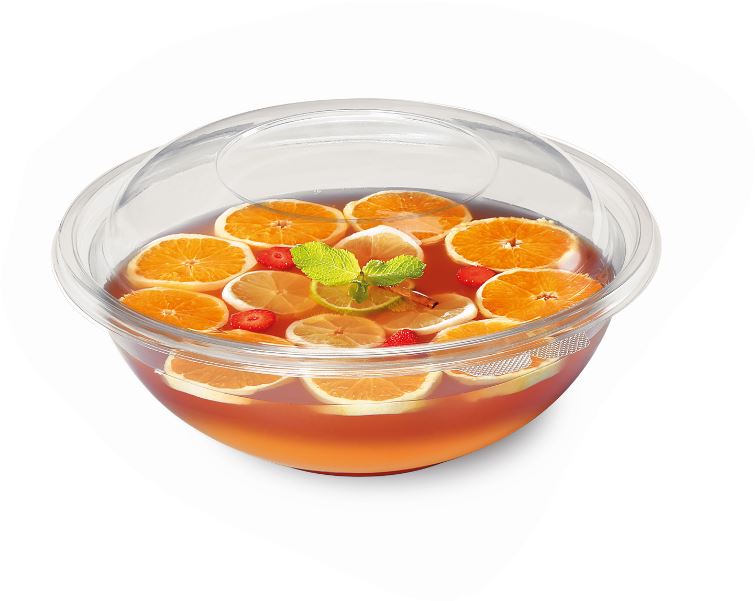 SALADIER salade et sangria avec COUVERCLE CRISTAL 2250ML AVEC COUVERCLE VENDU PAR 36