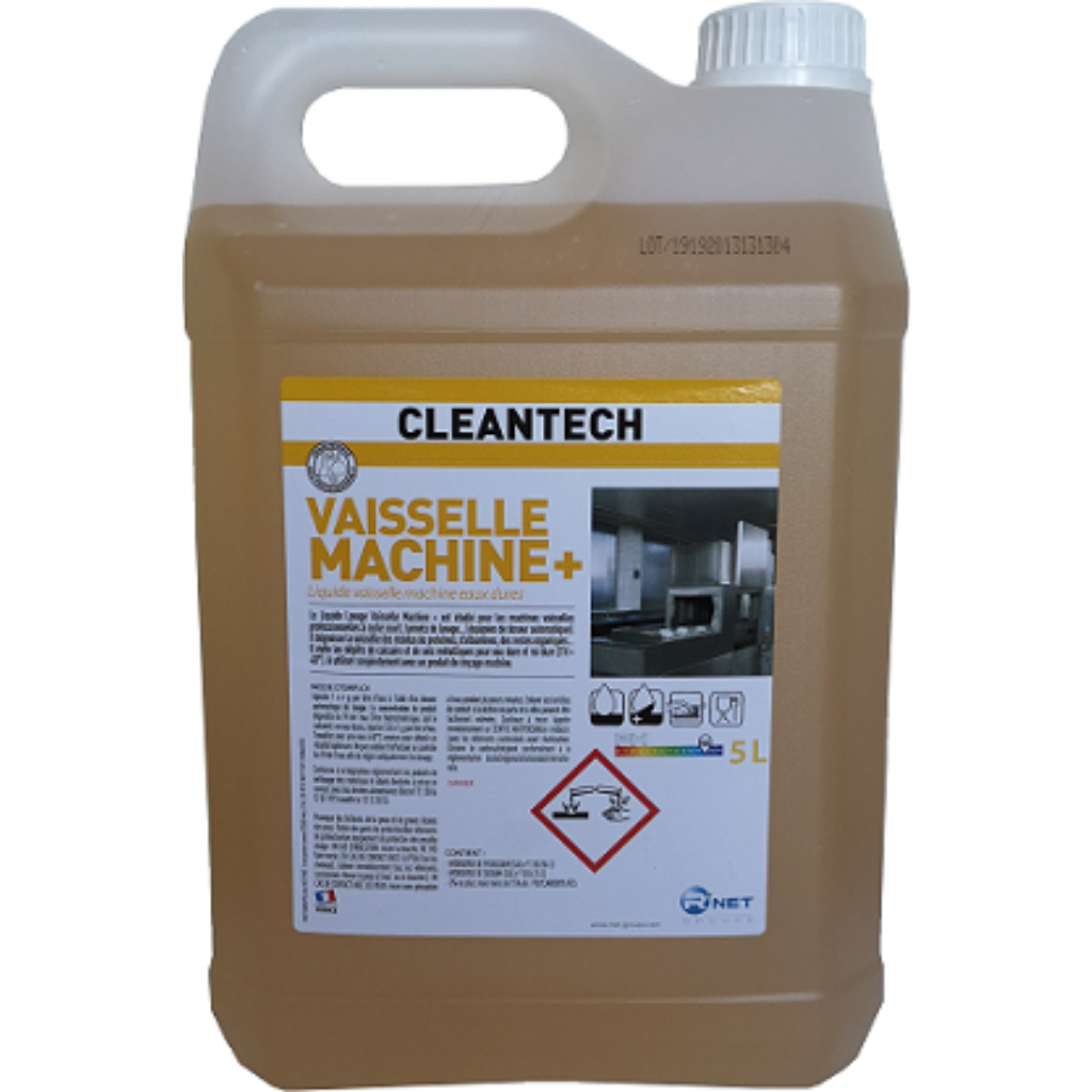 LVM LAVAGE MACHINE CLEANTECH PLUS EAUX DURE en 5 L