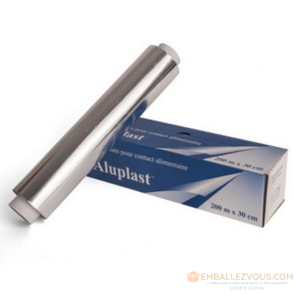 Rouleau Aluminium 30 cm avec boite distributrice.