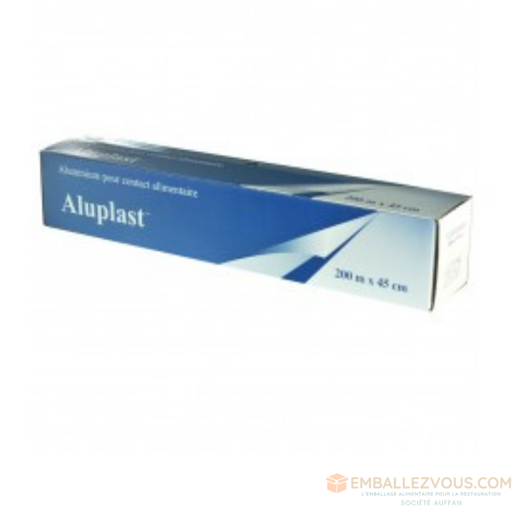 Rouleau aluminium 45 cm avec boite distributrice par rouleau