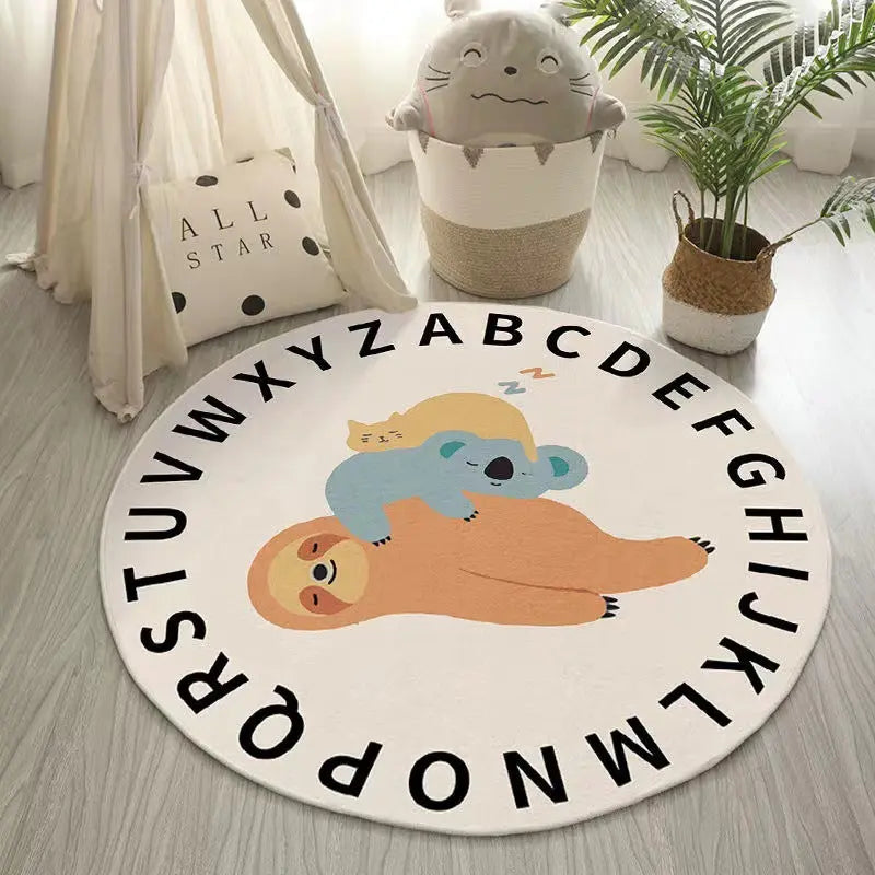 Tapis Rond Enfant Douceur KOZY