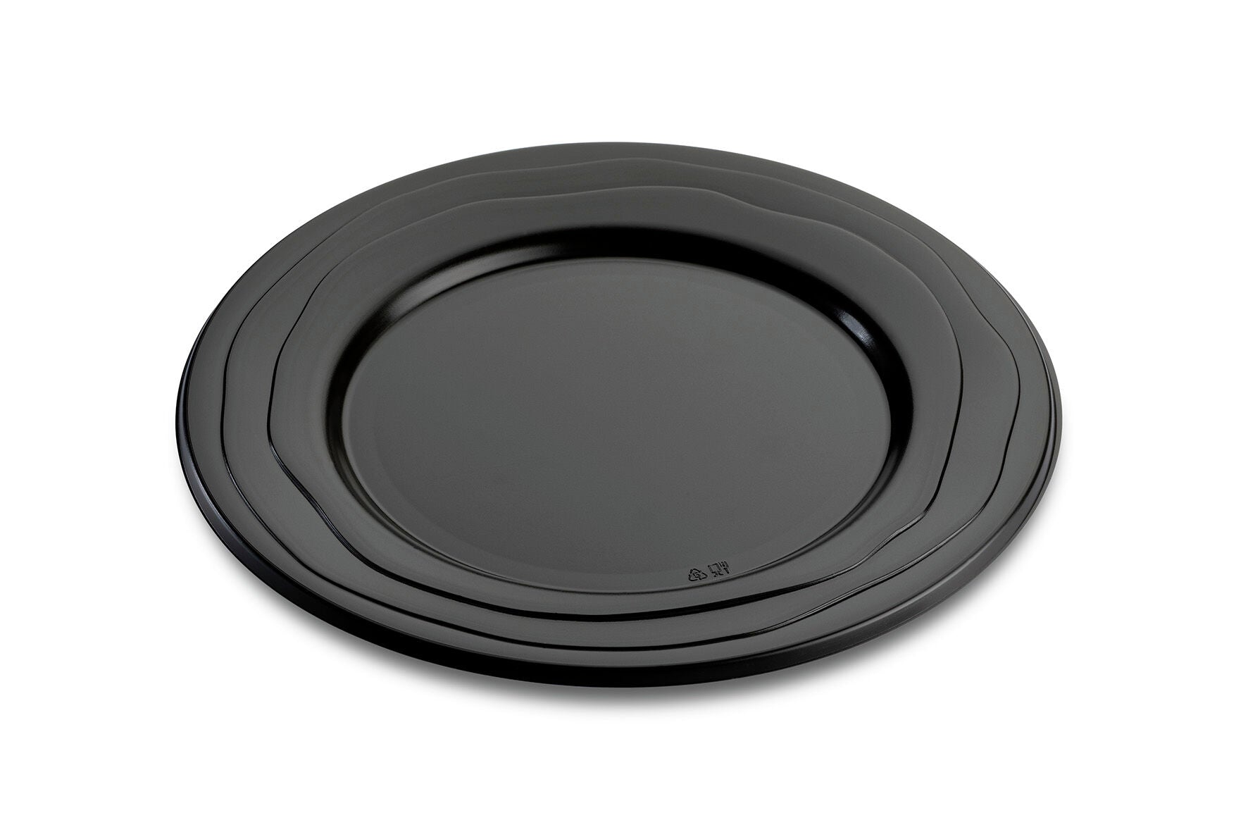 ASSIETTE FESTILINE LAVABLE ET REUTILISABLE RONDE NOIRE Ø240 VENDU PAR 100 - ARREUER240N