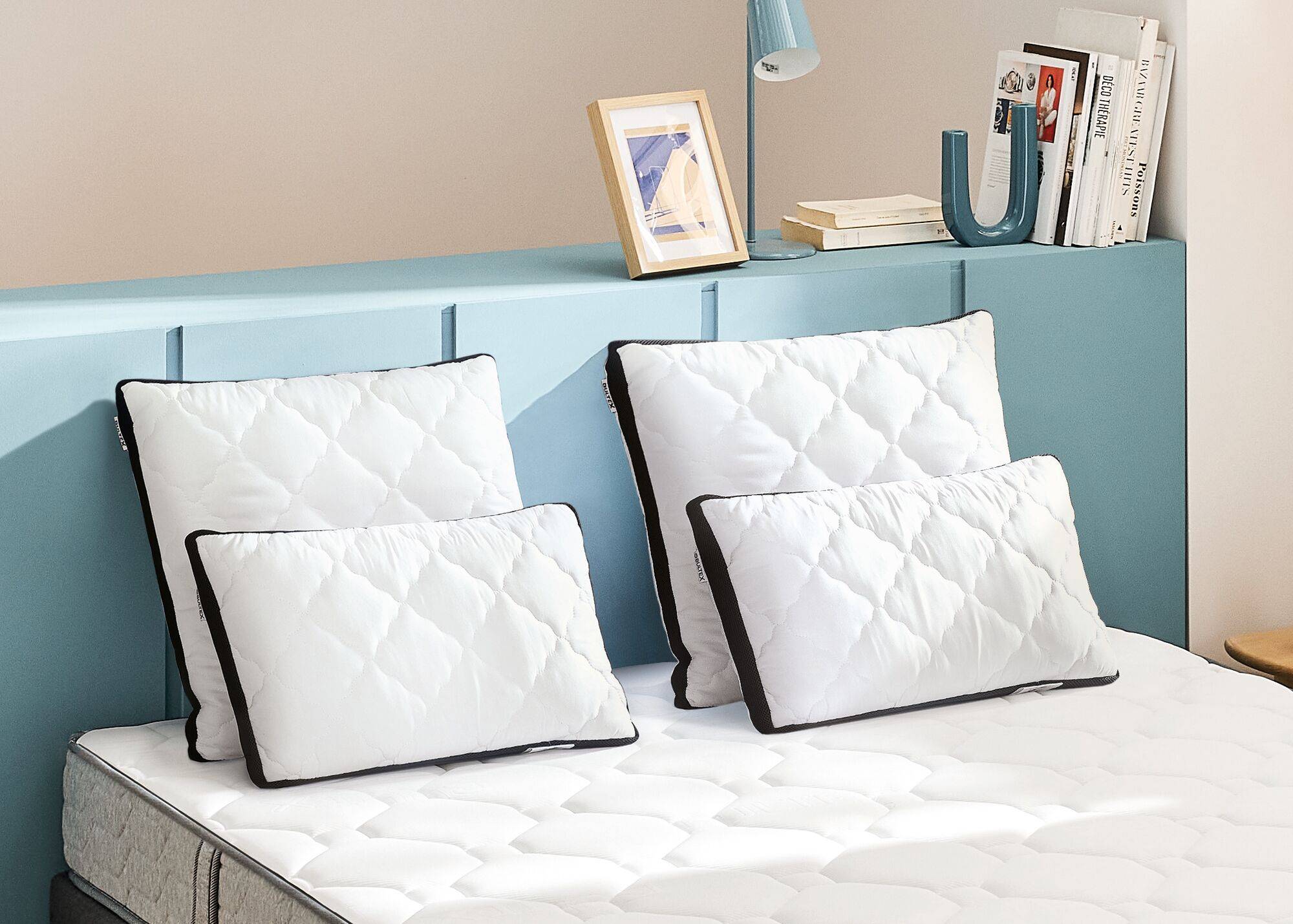 Oreiller ferme en mousse à mémoire de forme Spécial Cervicales BULTEX - 40 x 60 cm