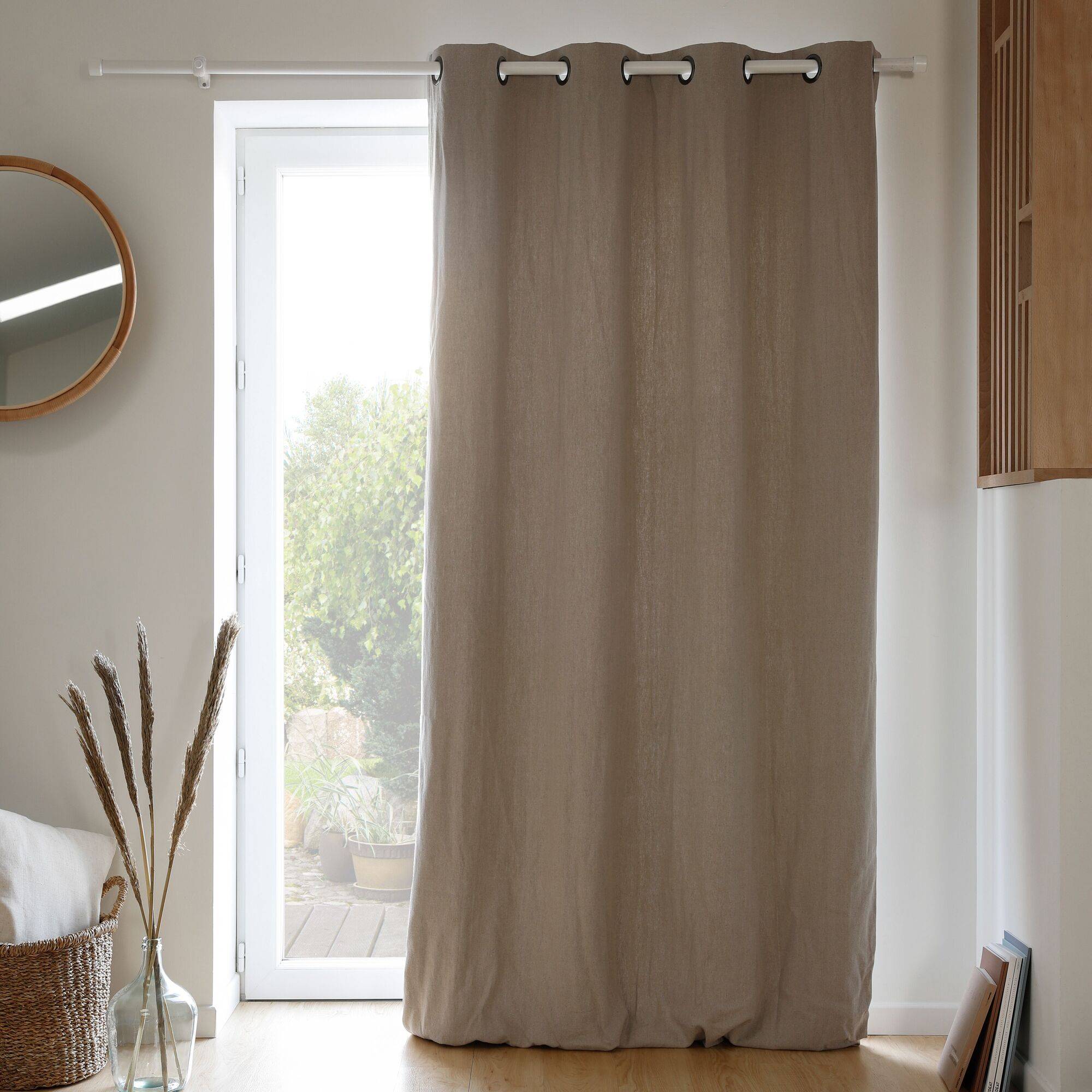 Rideau thermique en lin Colin MOONDREAM - Ficelle