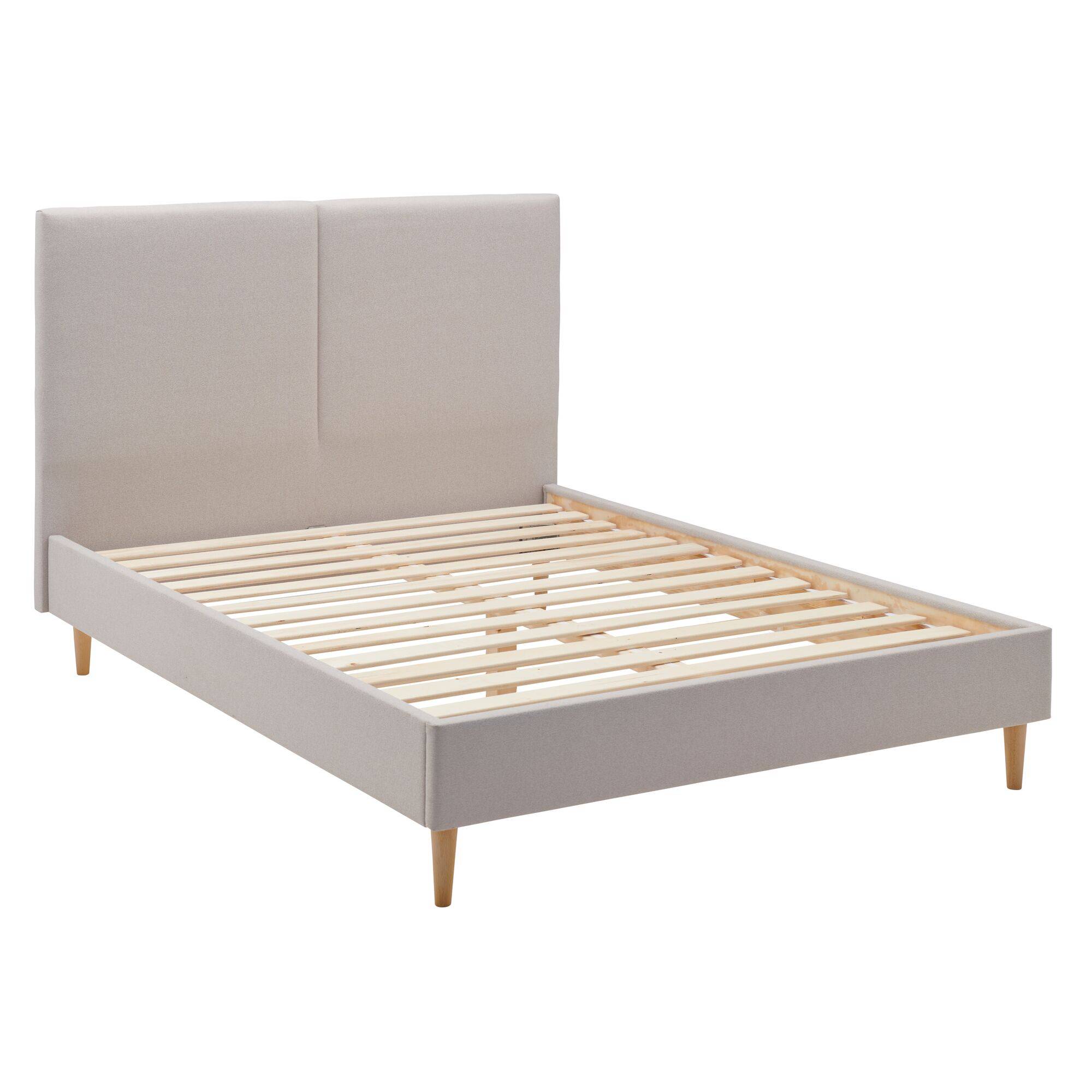 Lit Célestin en kit CAMIF - Beige - 140 x 190 cm