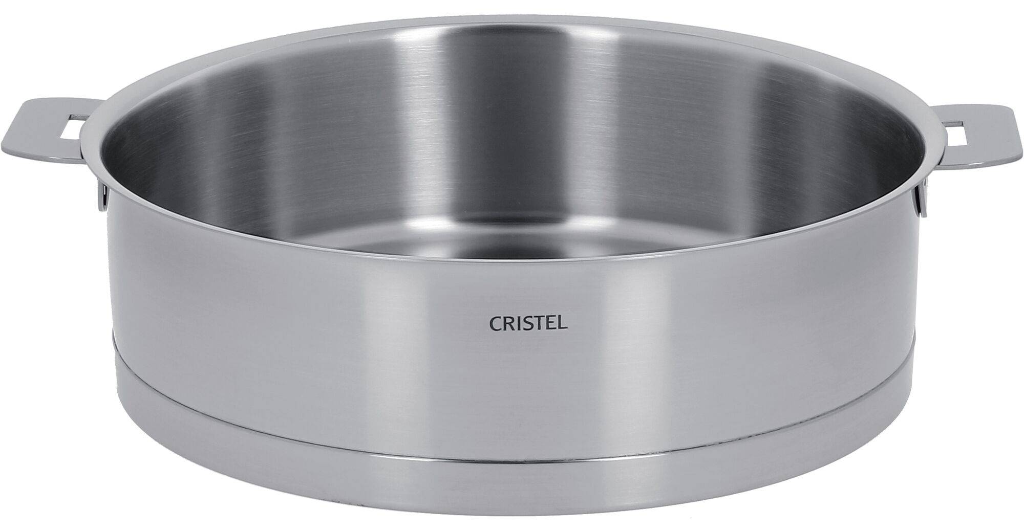 Sauteuse inox 24 cm avec couvercle Strate Amovible CRISTEL