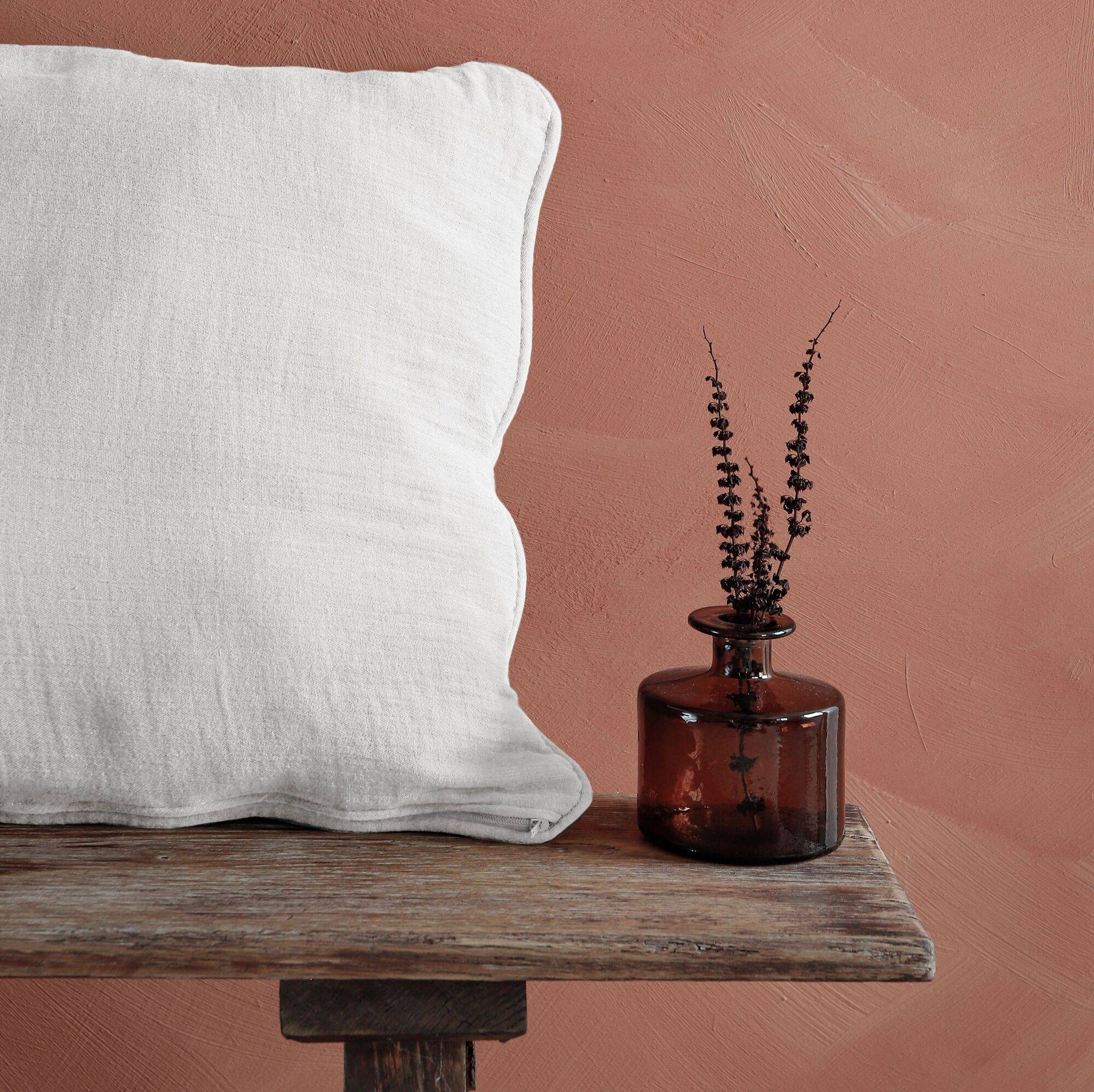 Coussin gaze de coton Cybelle CAMIF - Blanc