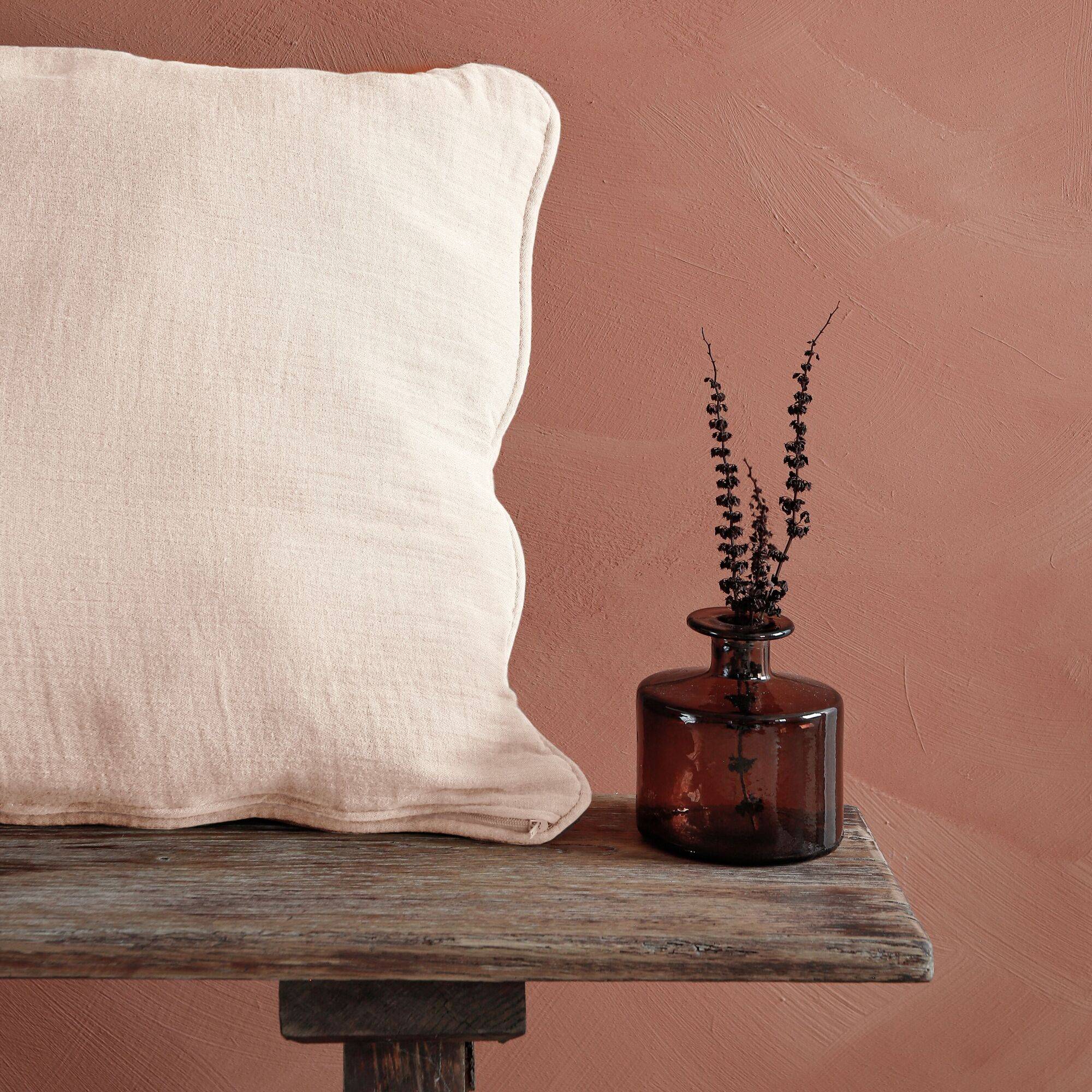 Coussin gaze de coton Cybelle CAMIF - Naturel