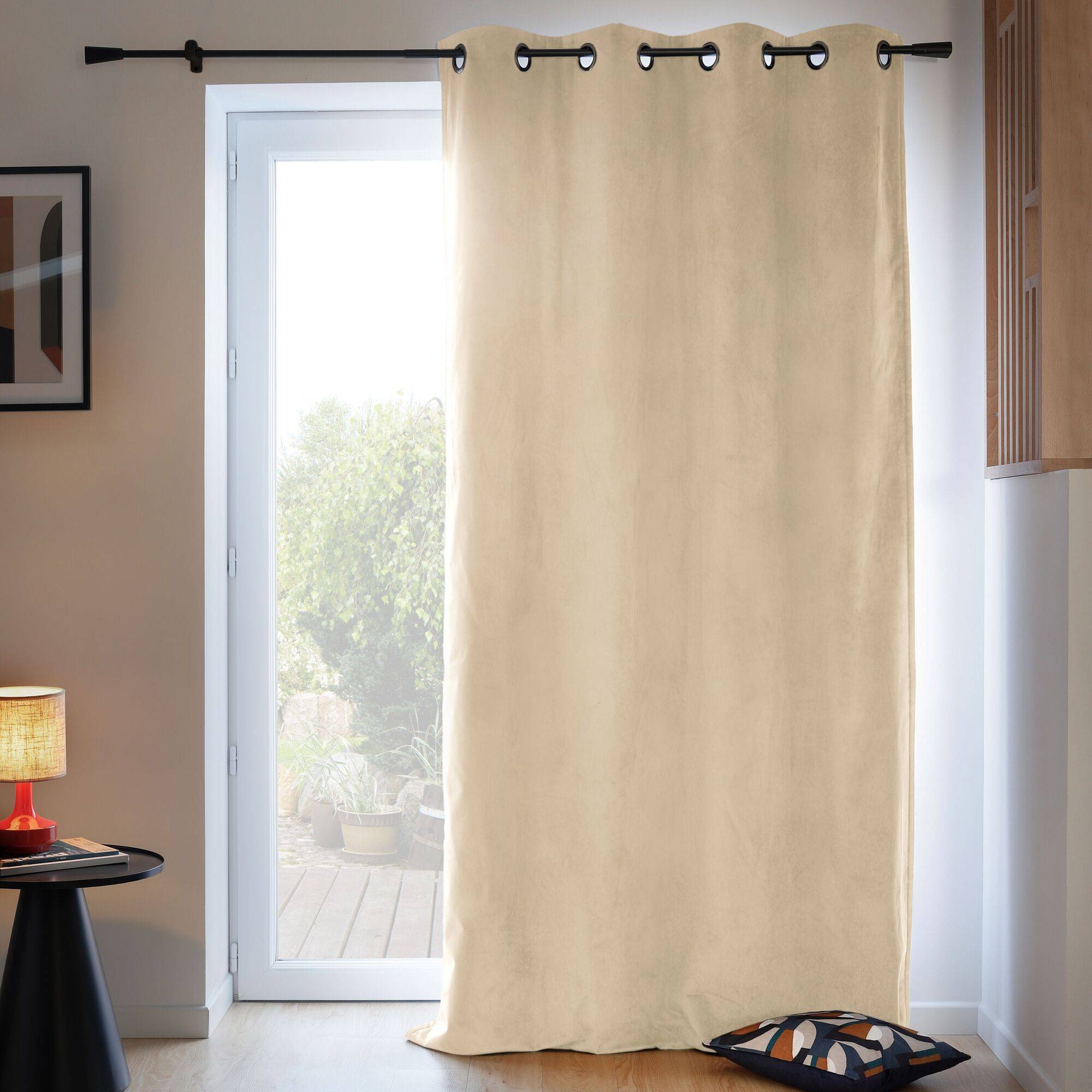 Rideau velours 3 en 1 phonique thermique occultant Marilou MOONDREAM - Darjeling