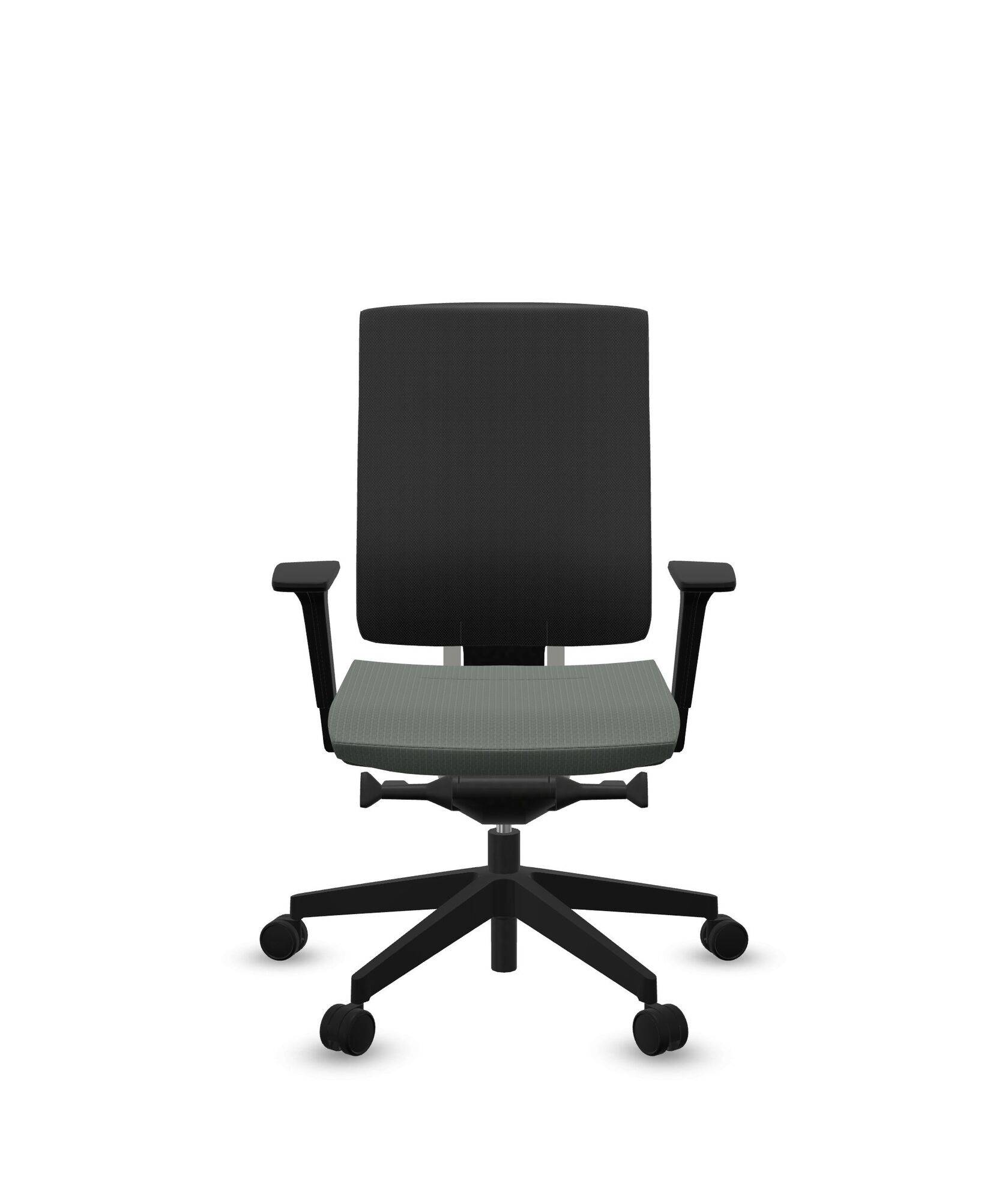Fauteuil de bureau sans têtière Xenon Net 101SFL PROFIM - Vert Sauge - Roulettes pour sol dur