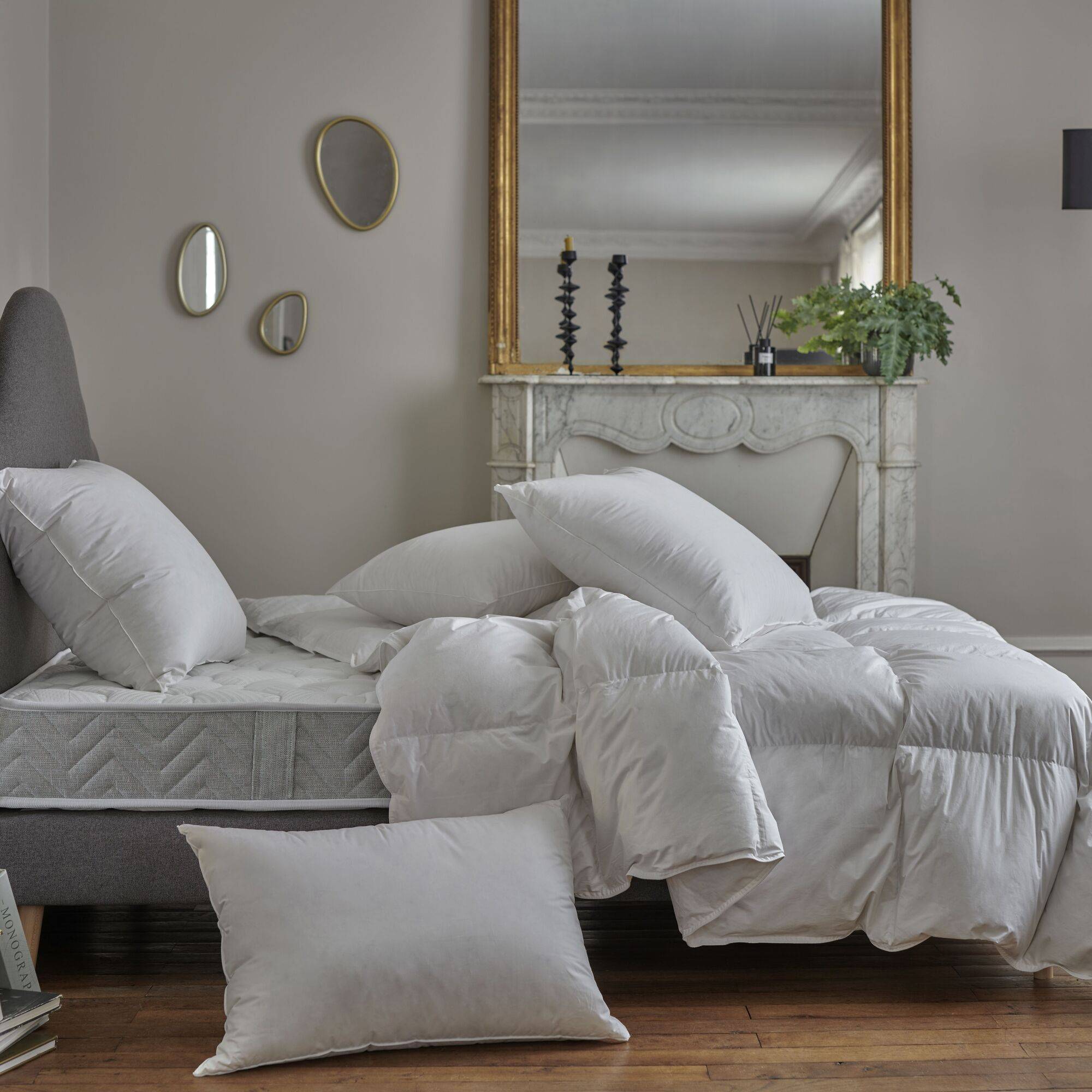 Couette 4 saisons en duvet et percale biologique Carla, CAMIF - 140 x 200 cm