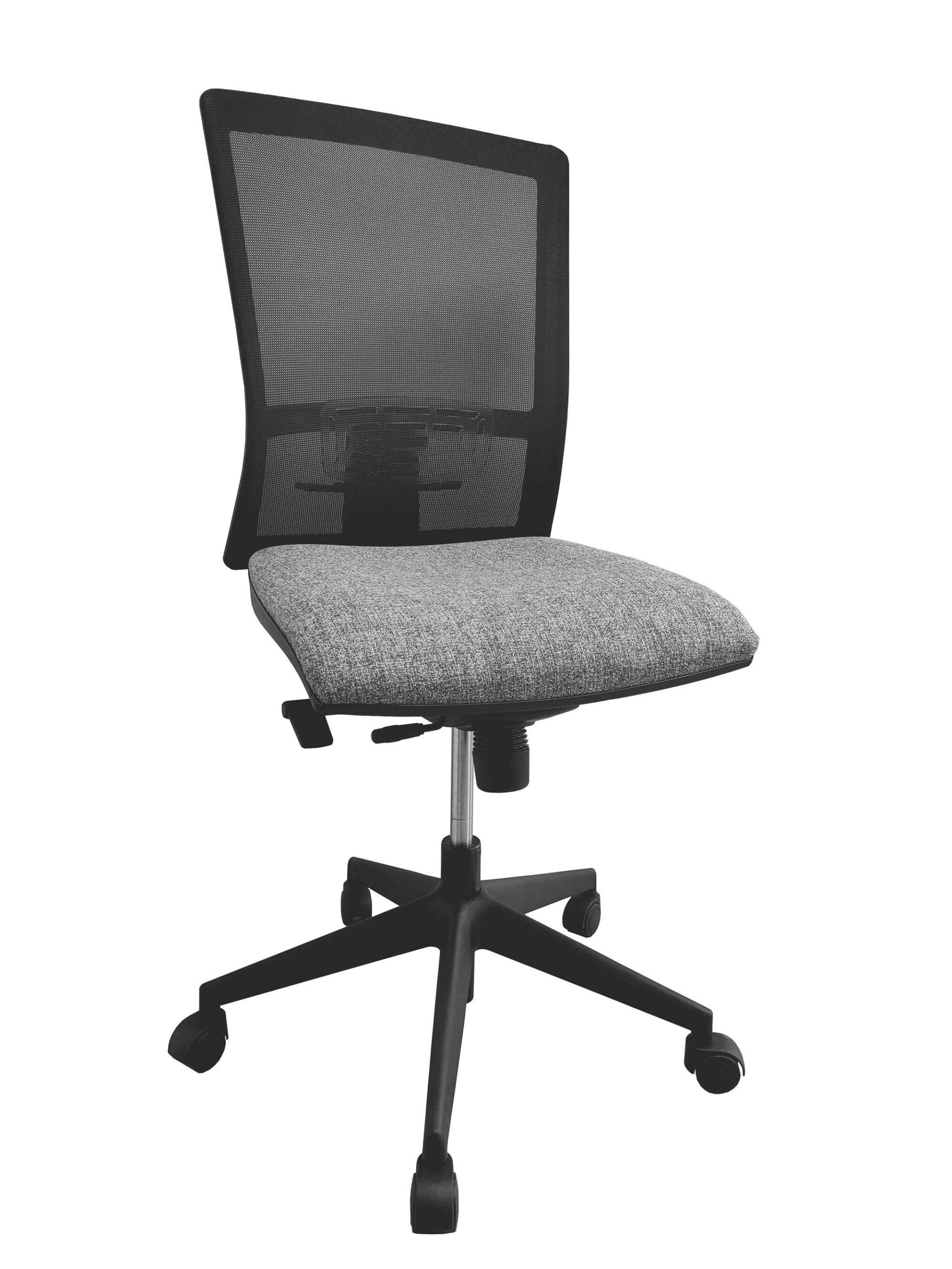 Chaise de bureau Antoine II Kube - Gris - Roulettes pour sol dur