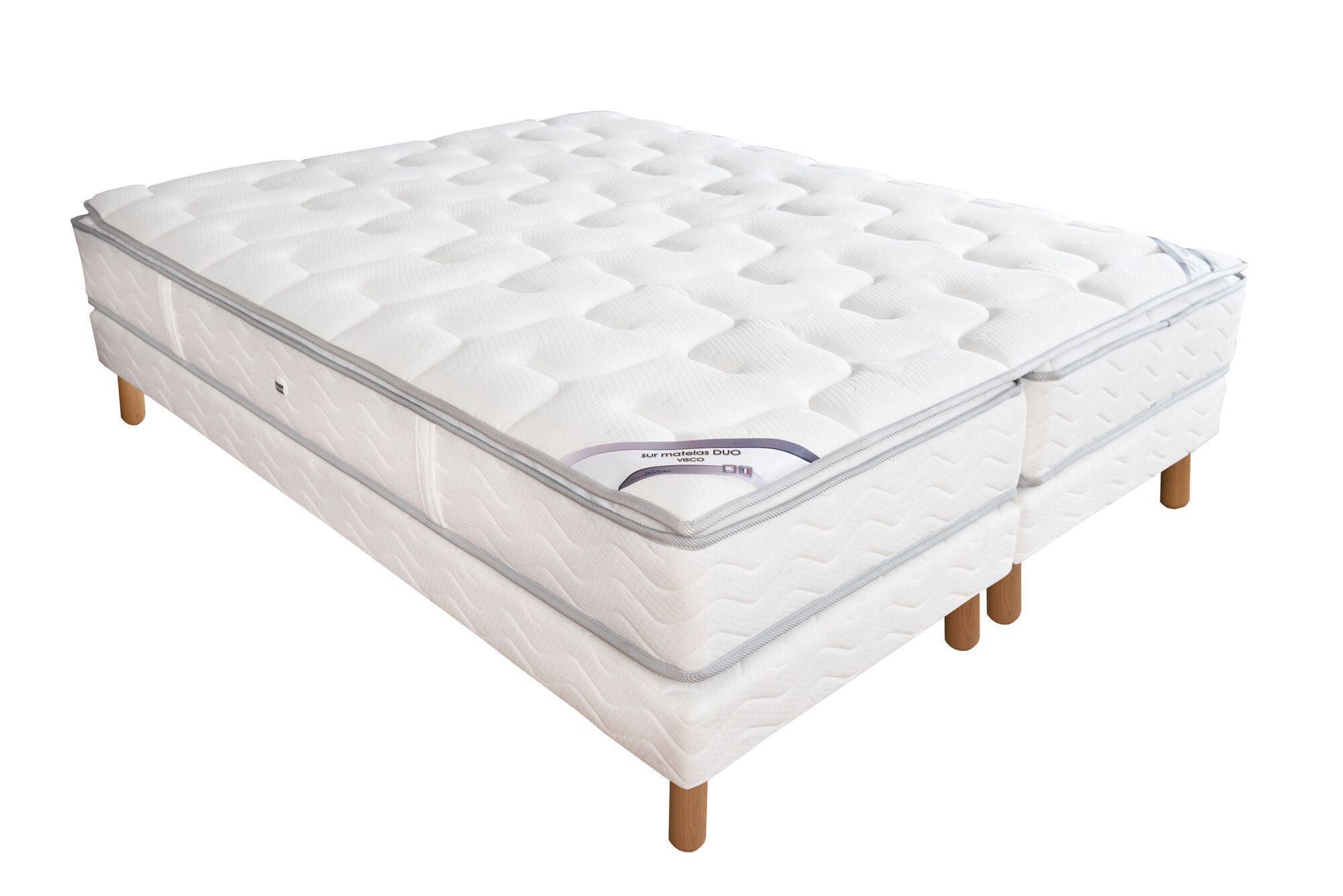 Ensemble Gala Eco Luxe Visco DUVIVIER - 2 x 100 x 200 cm