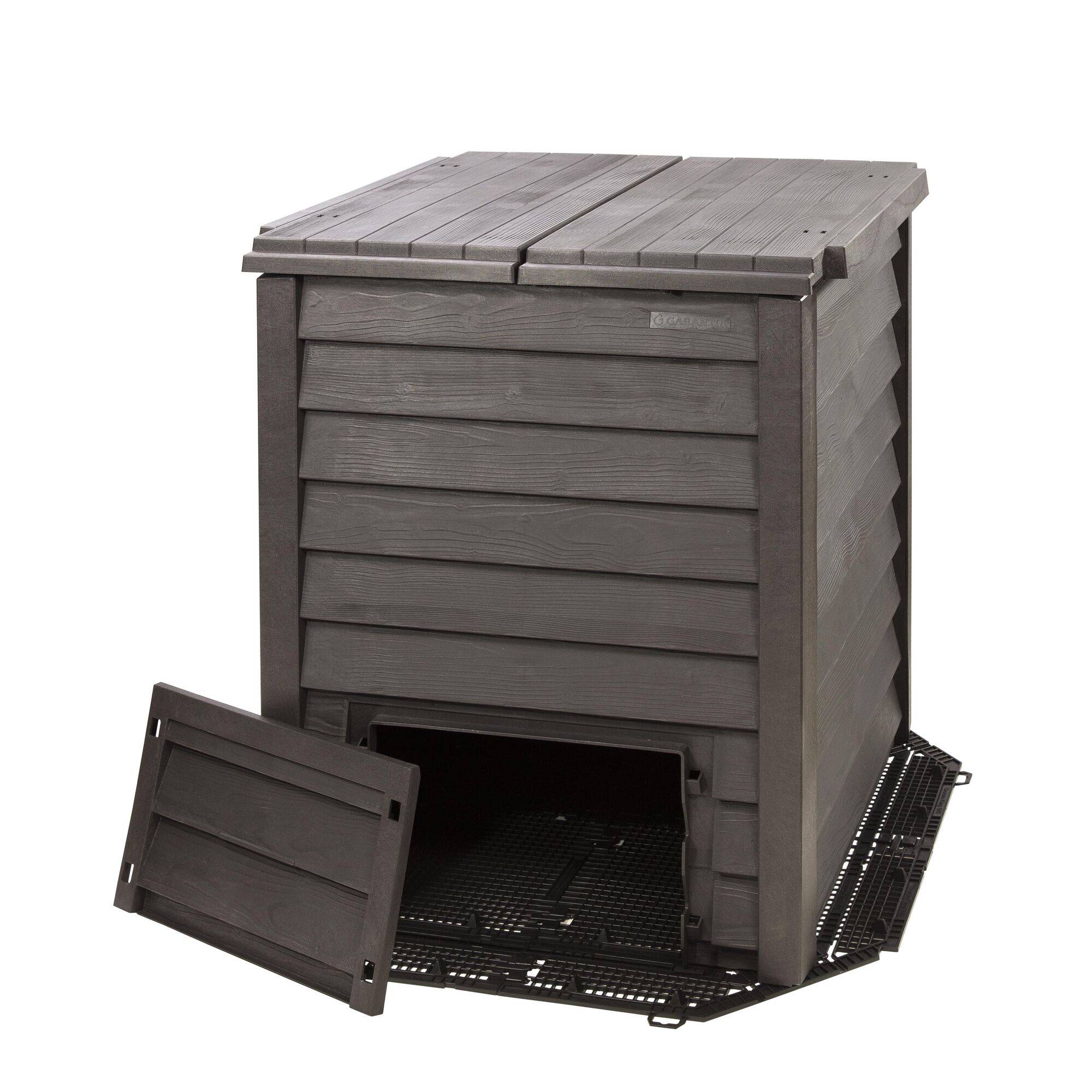 Kit Composteur Imitation Bois 600 L Thermo Wood GARANTIA