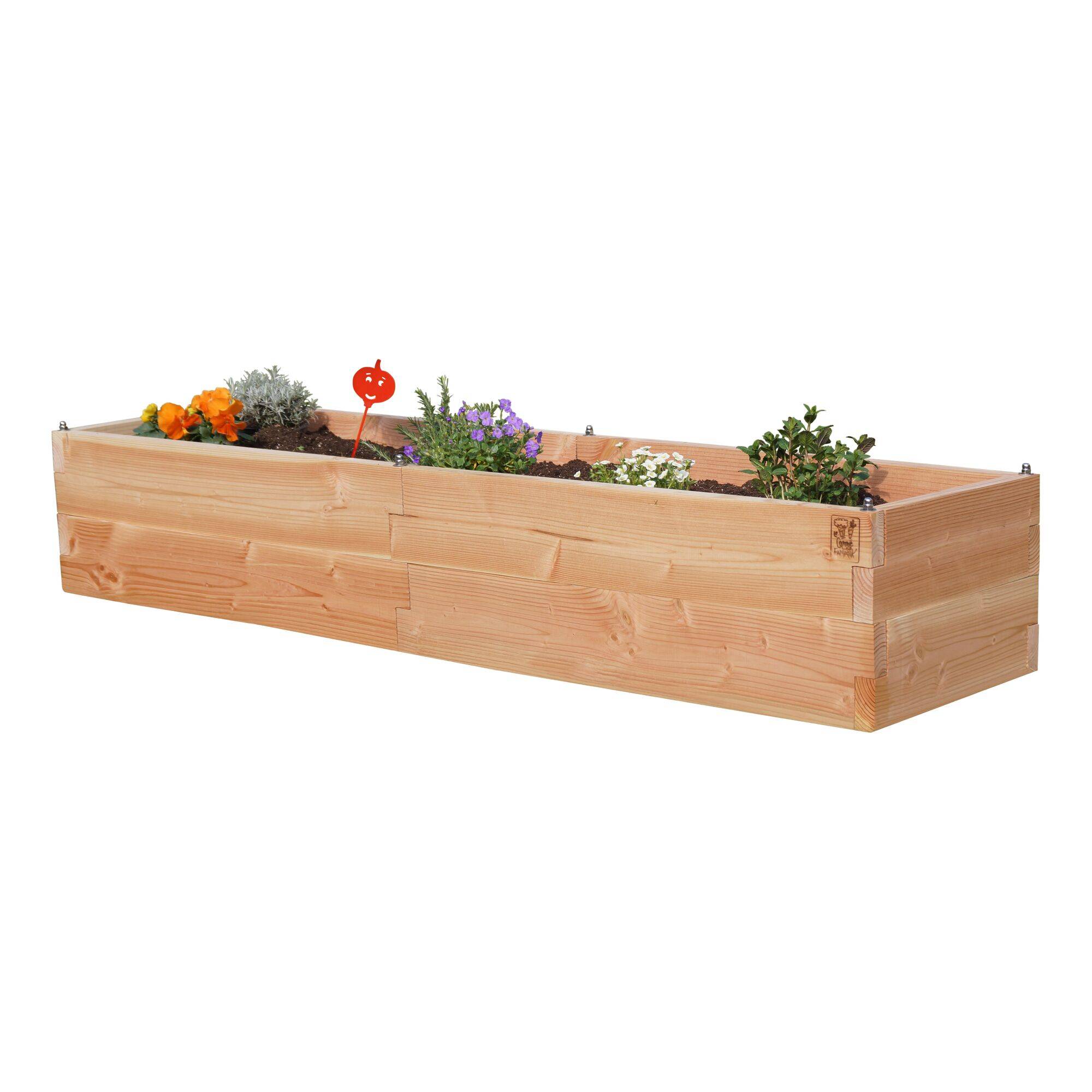 Carré de Potager Rectangulaire Lombrik en Bois LE CARRÉ FANTASTIK