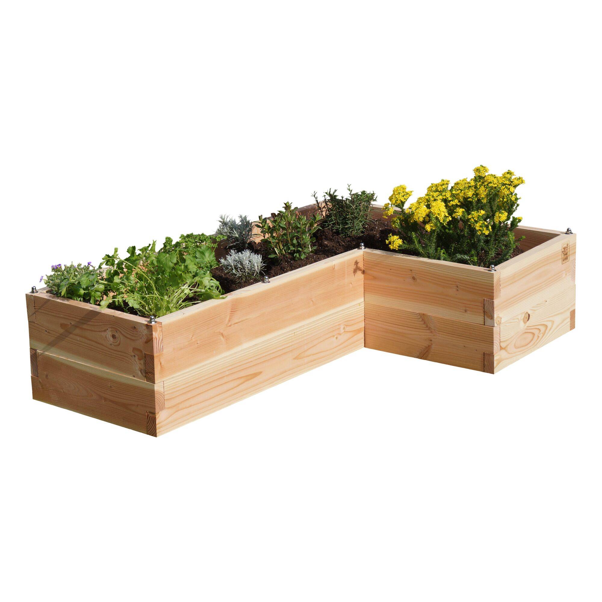Carré de Potager Sympatik en Bois LE CARRE FANTASTIK