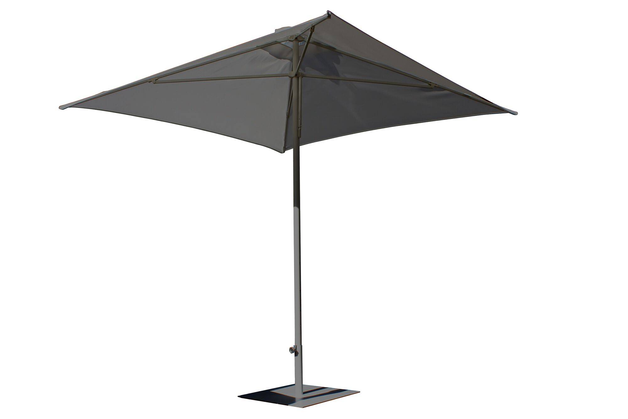 Parasol 250 x 250 cm Eolo en Aluminium EZPELETA - Gris Anthracite