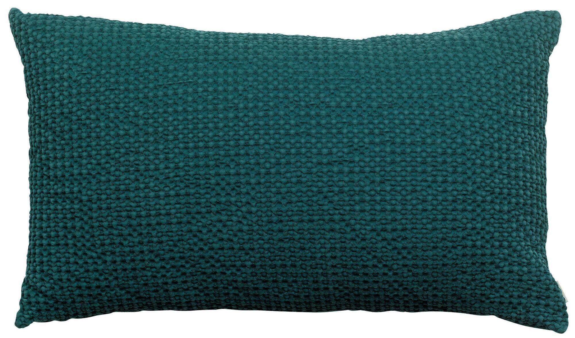 Coussin Maia VIVARAISE - Pétrole - 30 x 50 cm