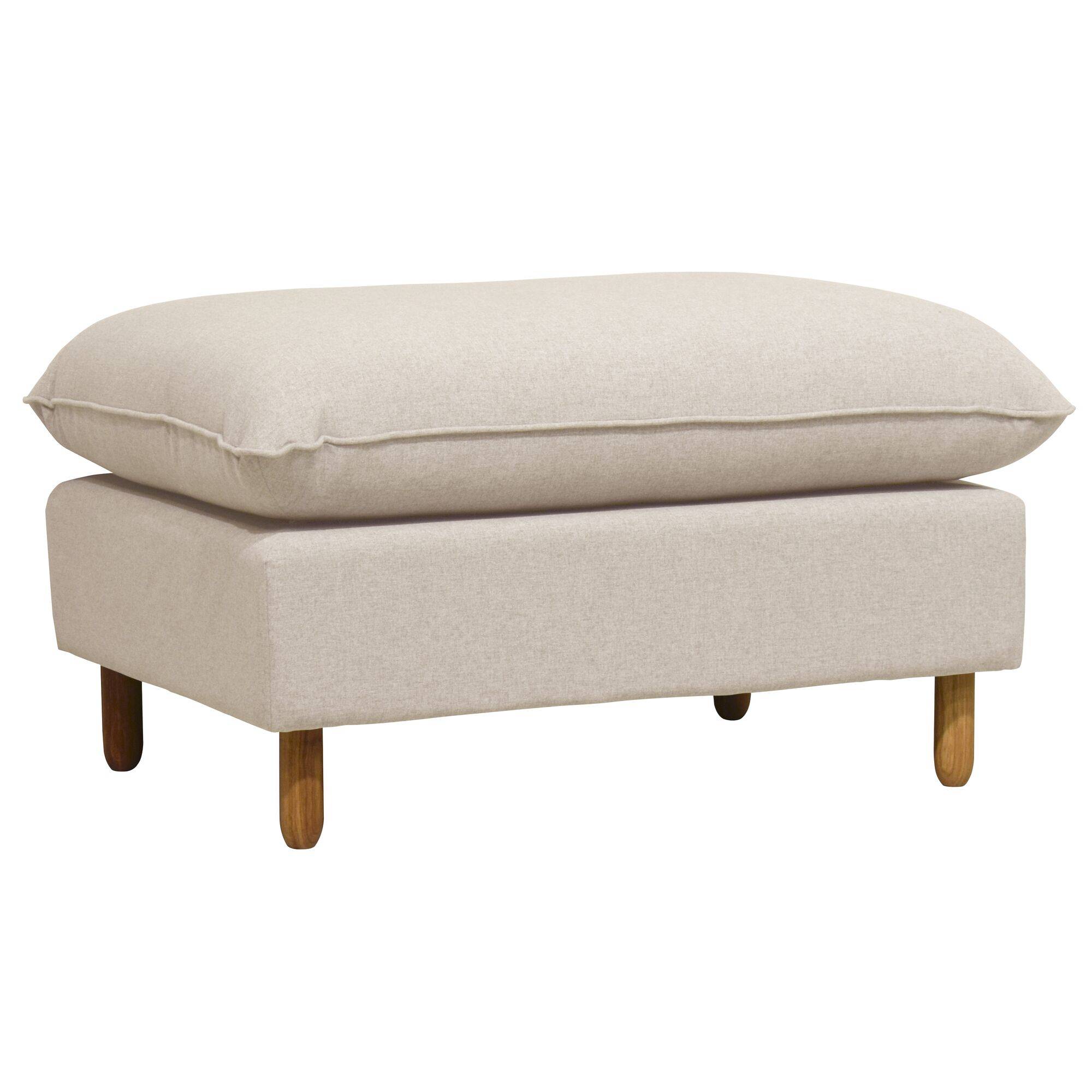 Repose-pieds tissu Portimo - Lin