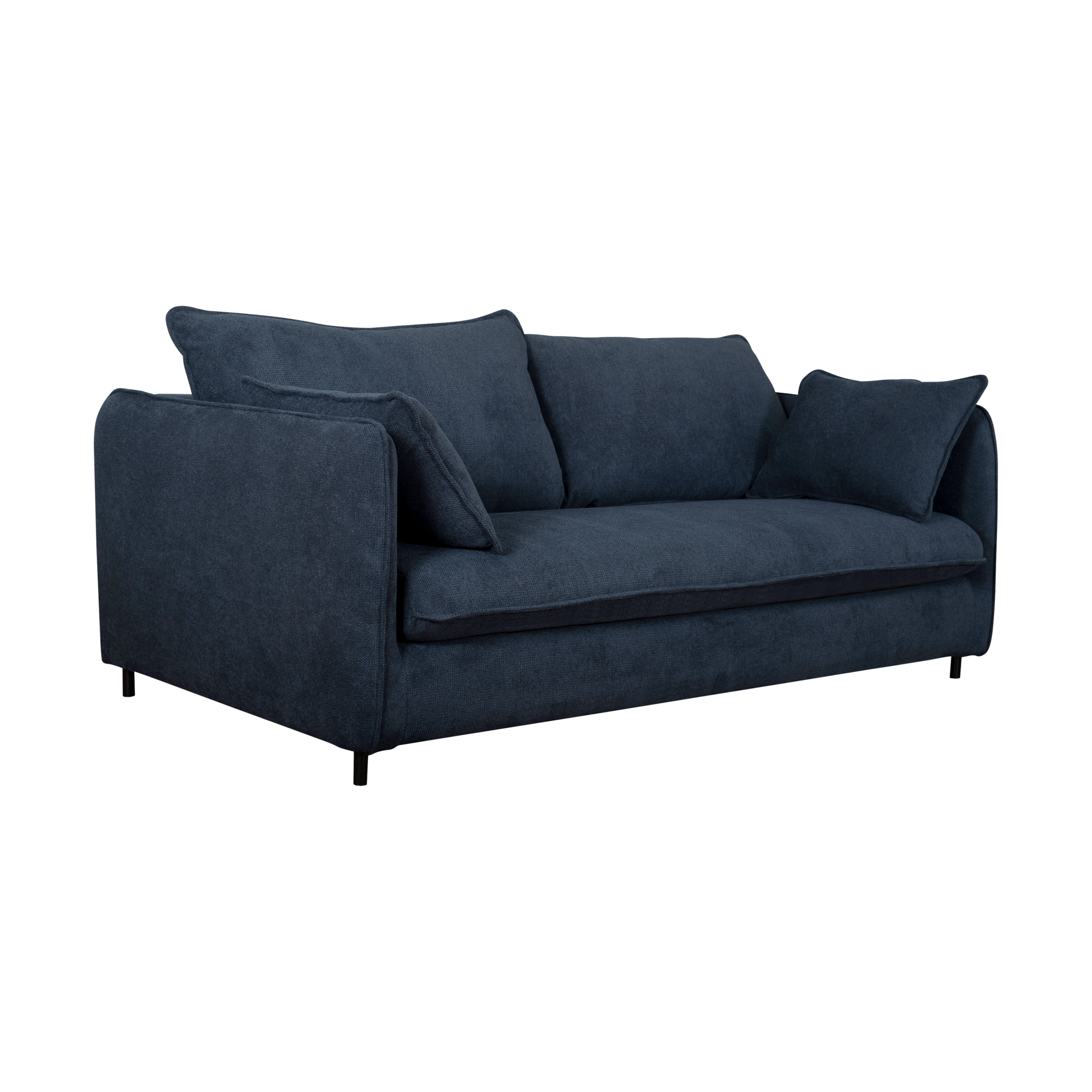Canapé convertible tissu Oden - Bleu Marine
