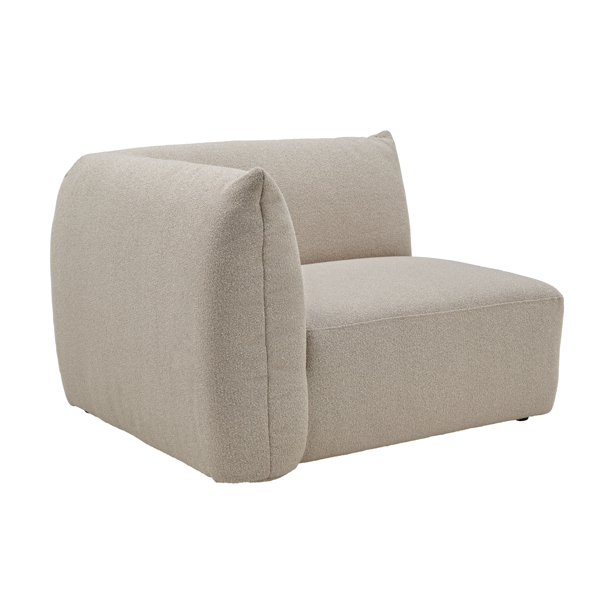 Angle gauche pour canapé modulable tissu Pixel - Naturel