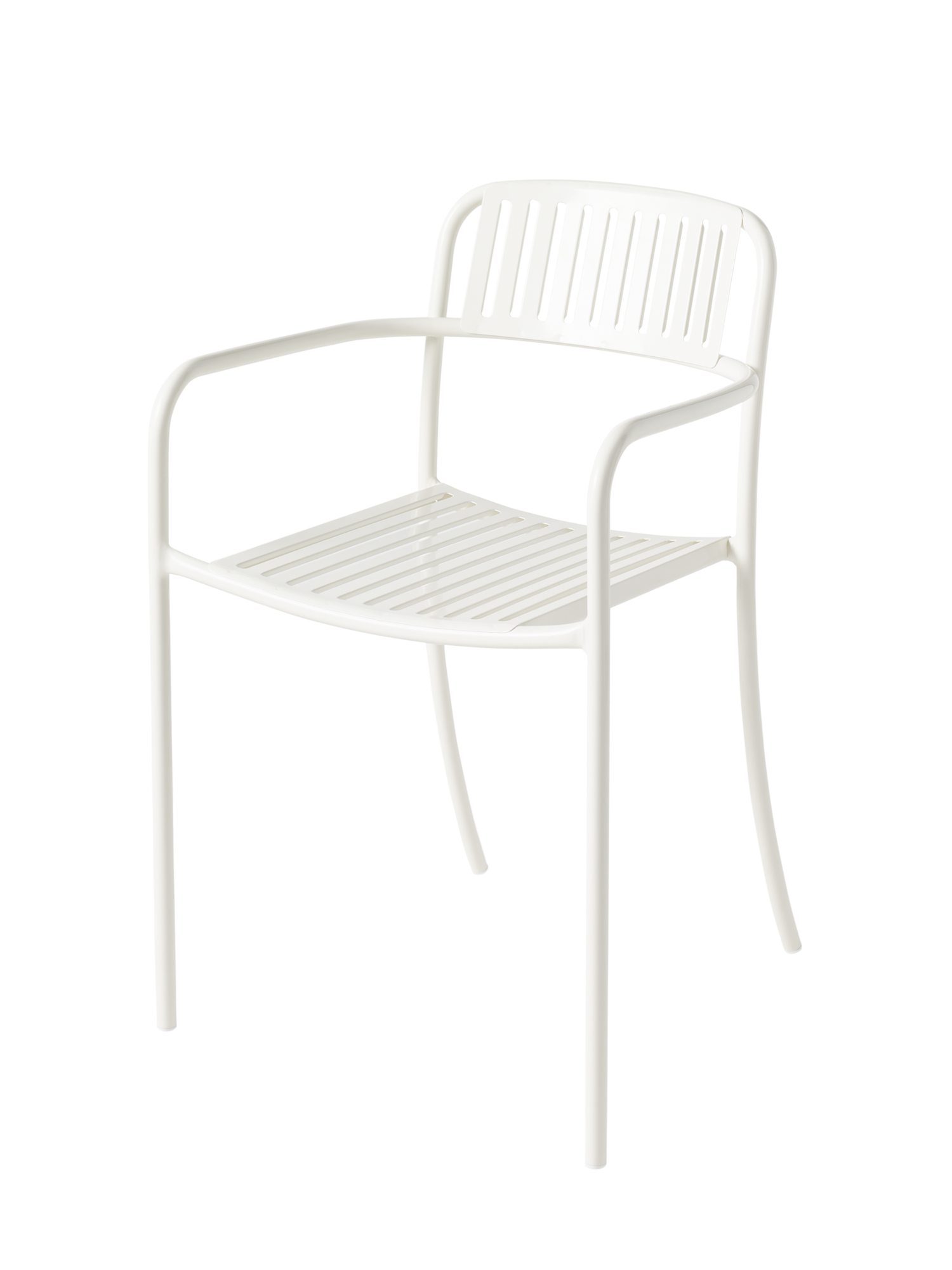 Fauteuil lames Patio TOLIX - Blanc Pur