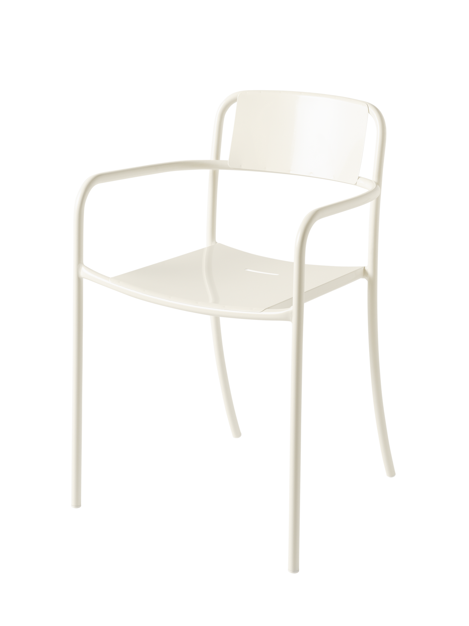 Fauteuil plein Patio TOLIX - Blanc Perlé