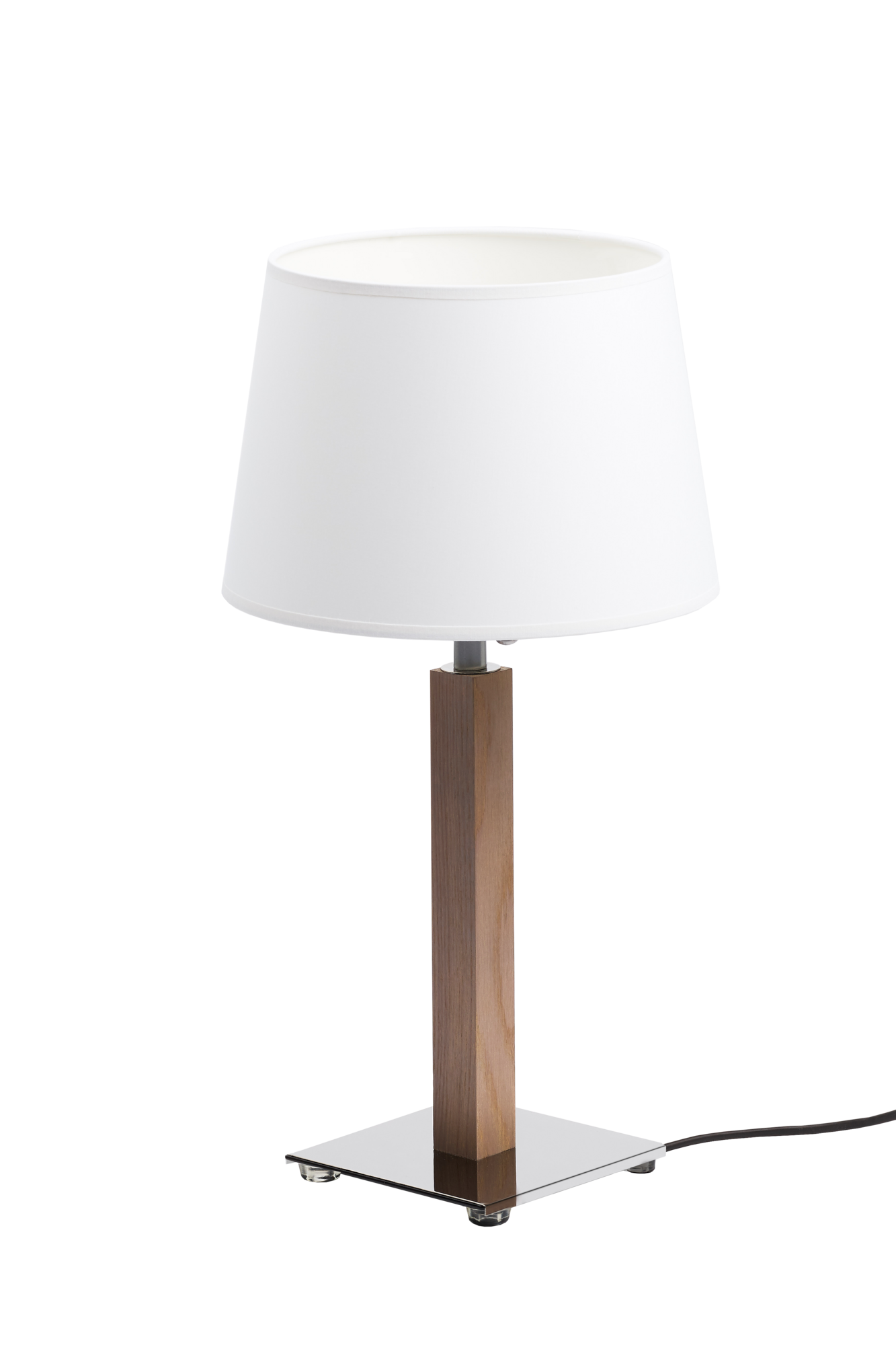 Lampe à poser Quatro Up ALUMINOR - Chêne gris