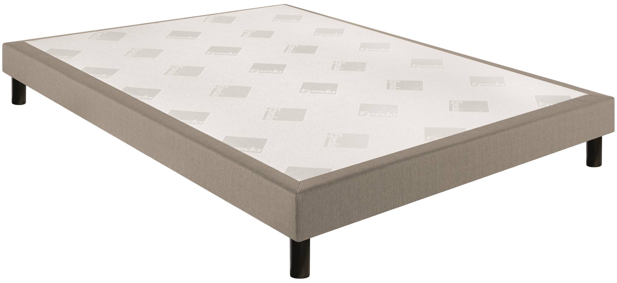 Sommier tapissier à lattes 15 cm Nature , EPEDA - Naturel - 100 x 200 cm