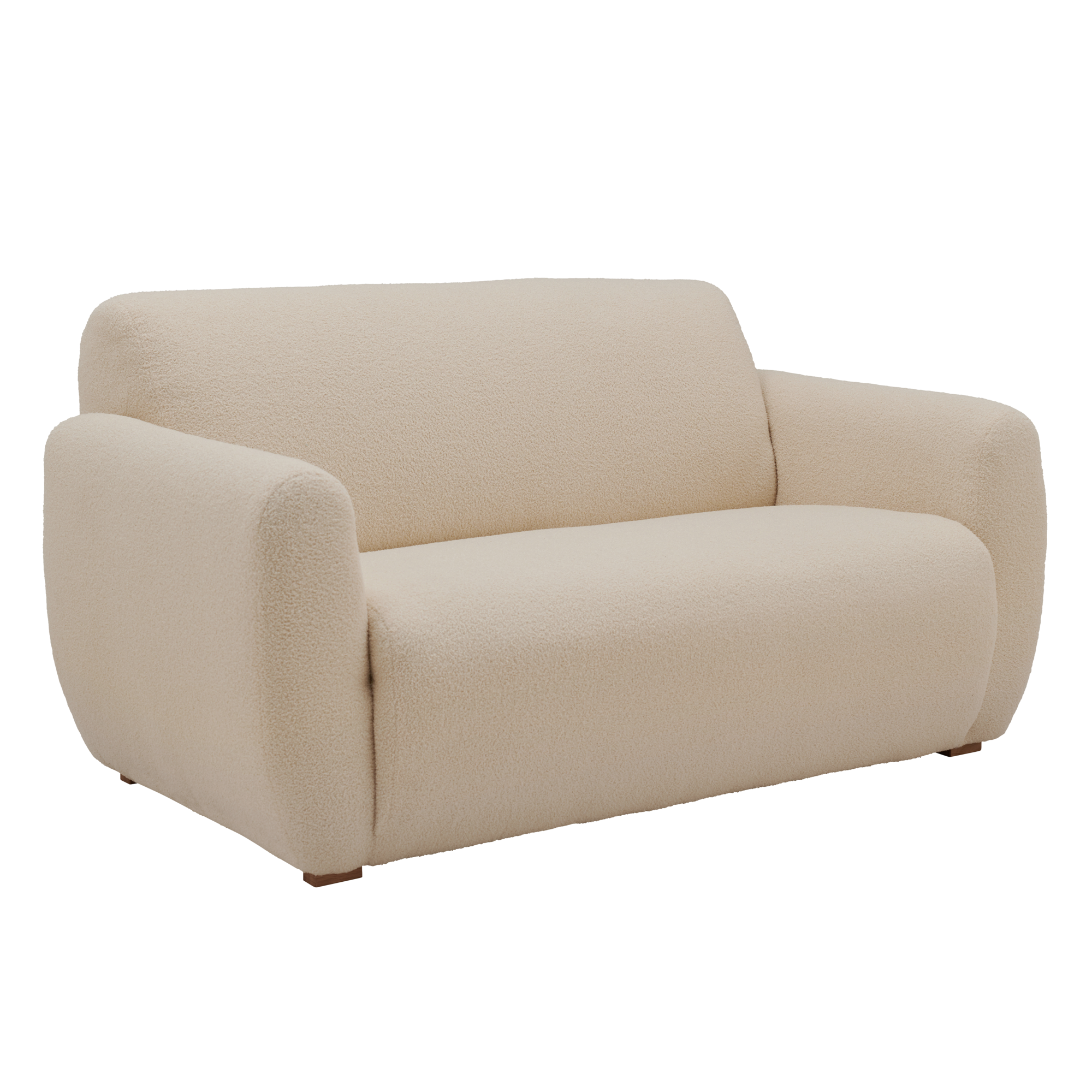 Canapé bouclette Ome - Lin - 2 places