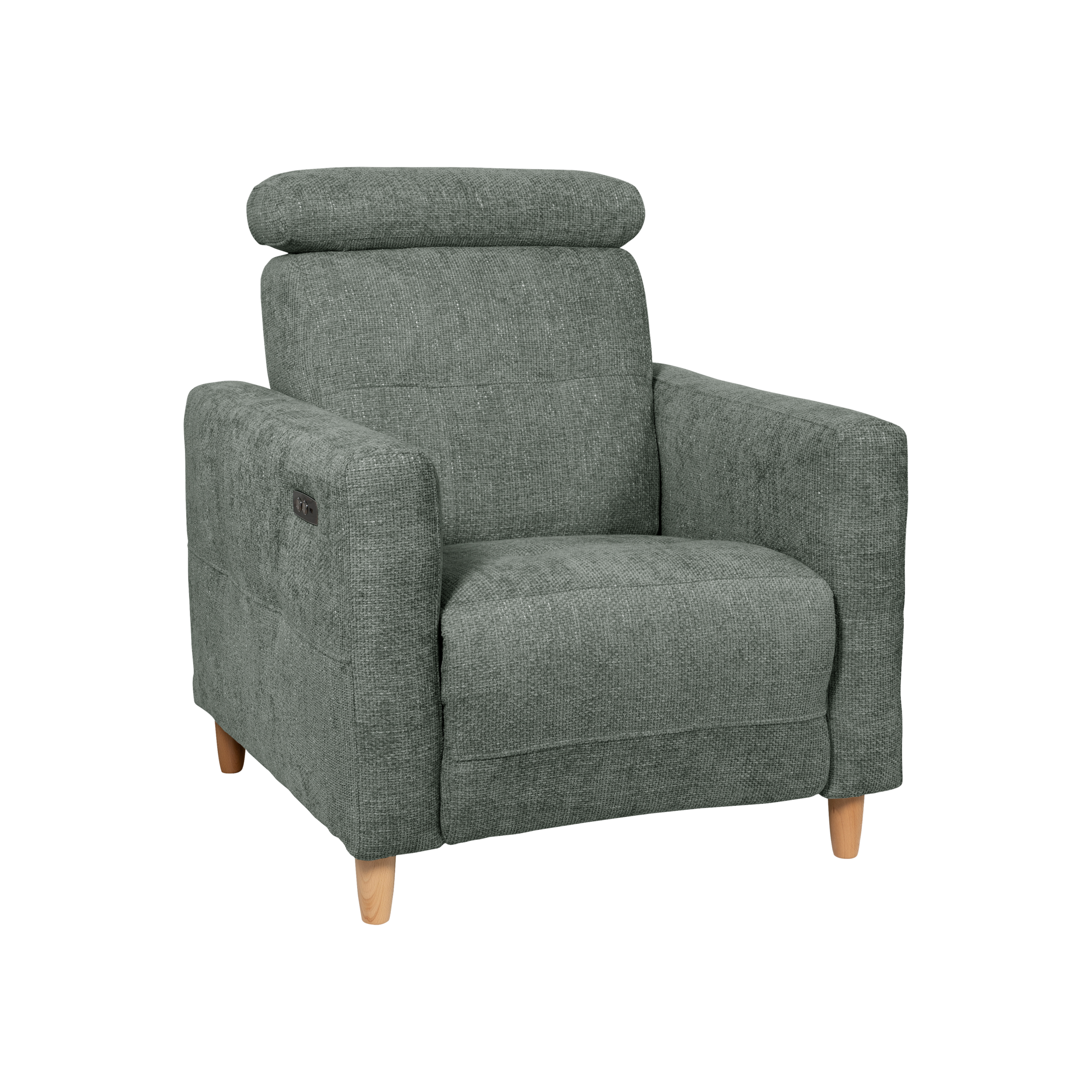 Fauteuil relax électrique tissu Chambord INNOV'STYLE - Lierre