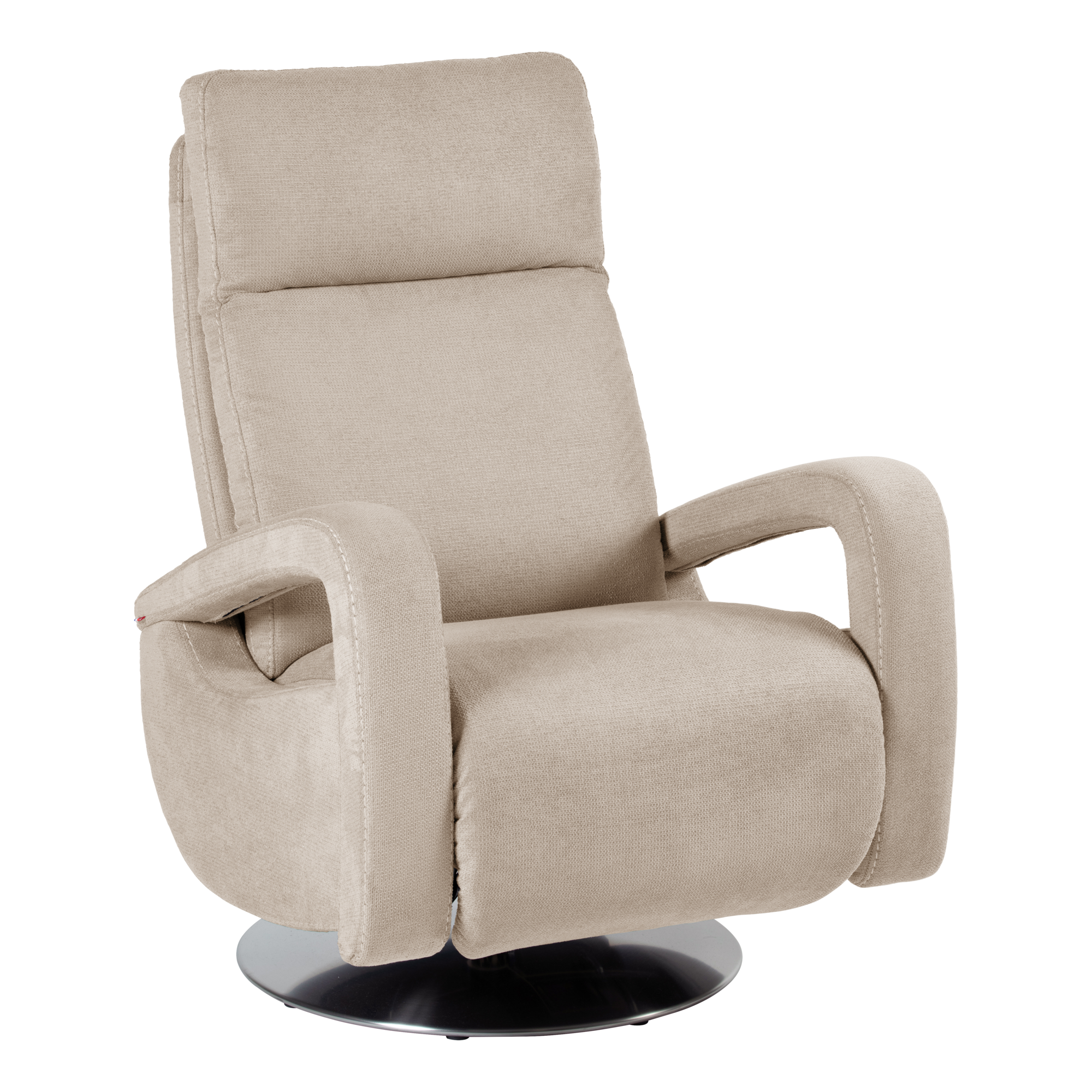 Fauteuil relax tissu recyclé Buxy - Beige