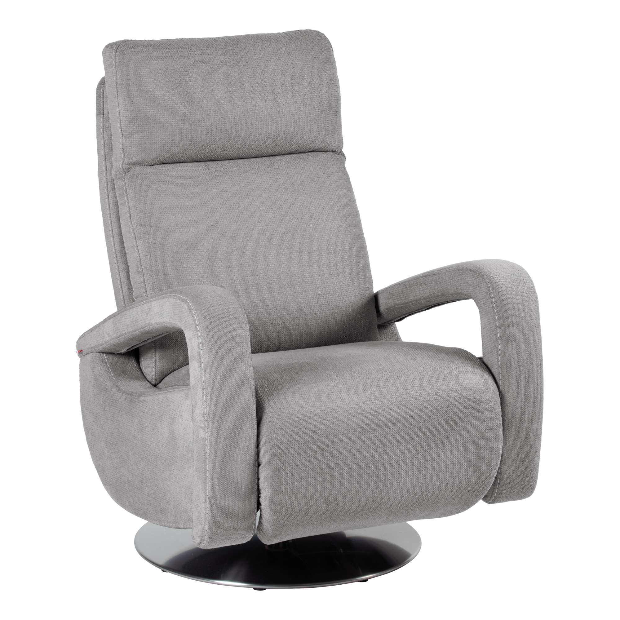 Fauteuil relax tissu recyclé Buxy - Gris