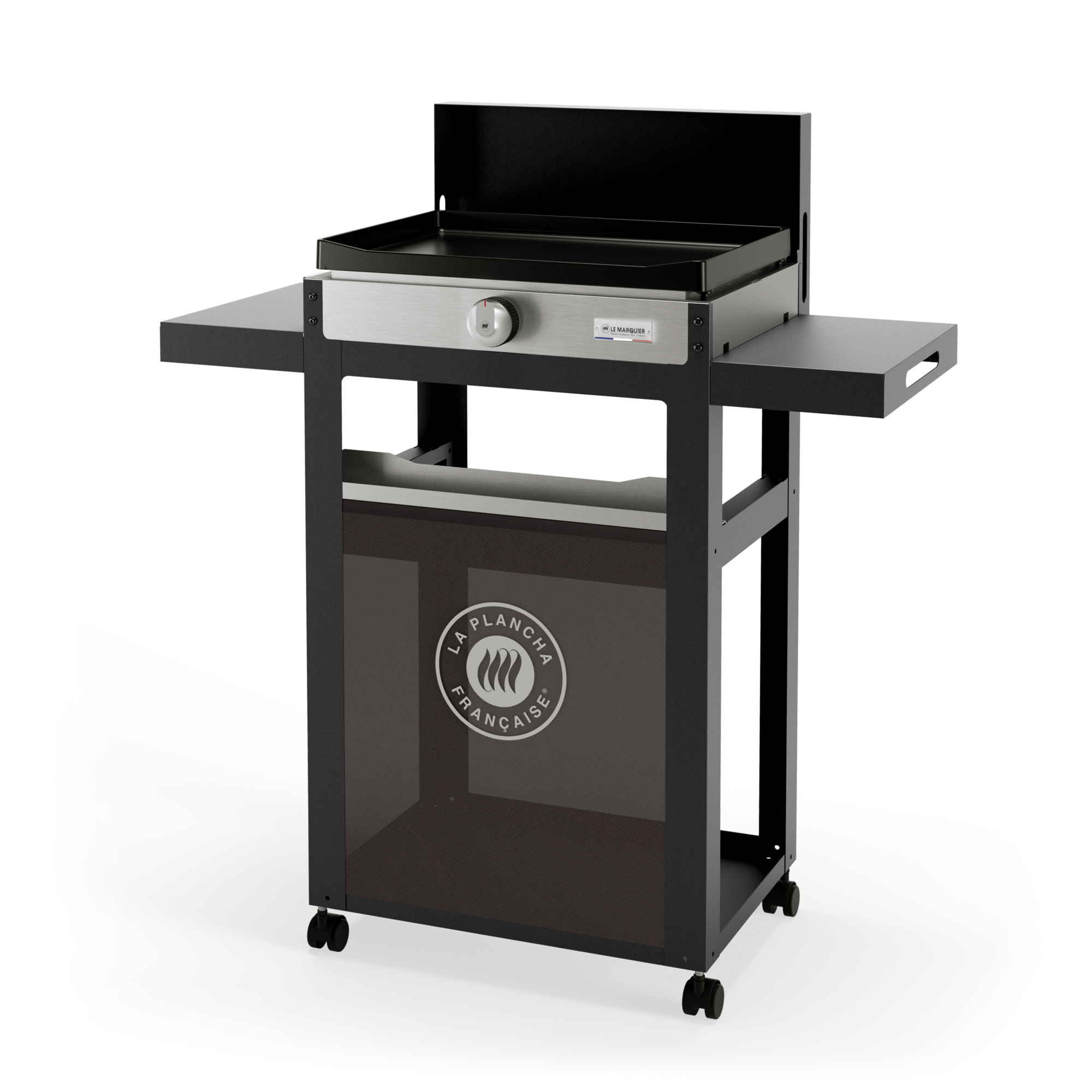 Ensemble Plancha et Chariot La Plancha Française Électrique Acier LE MARQUIER
