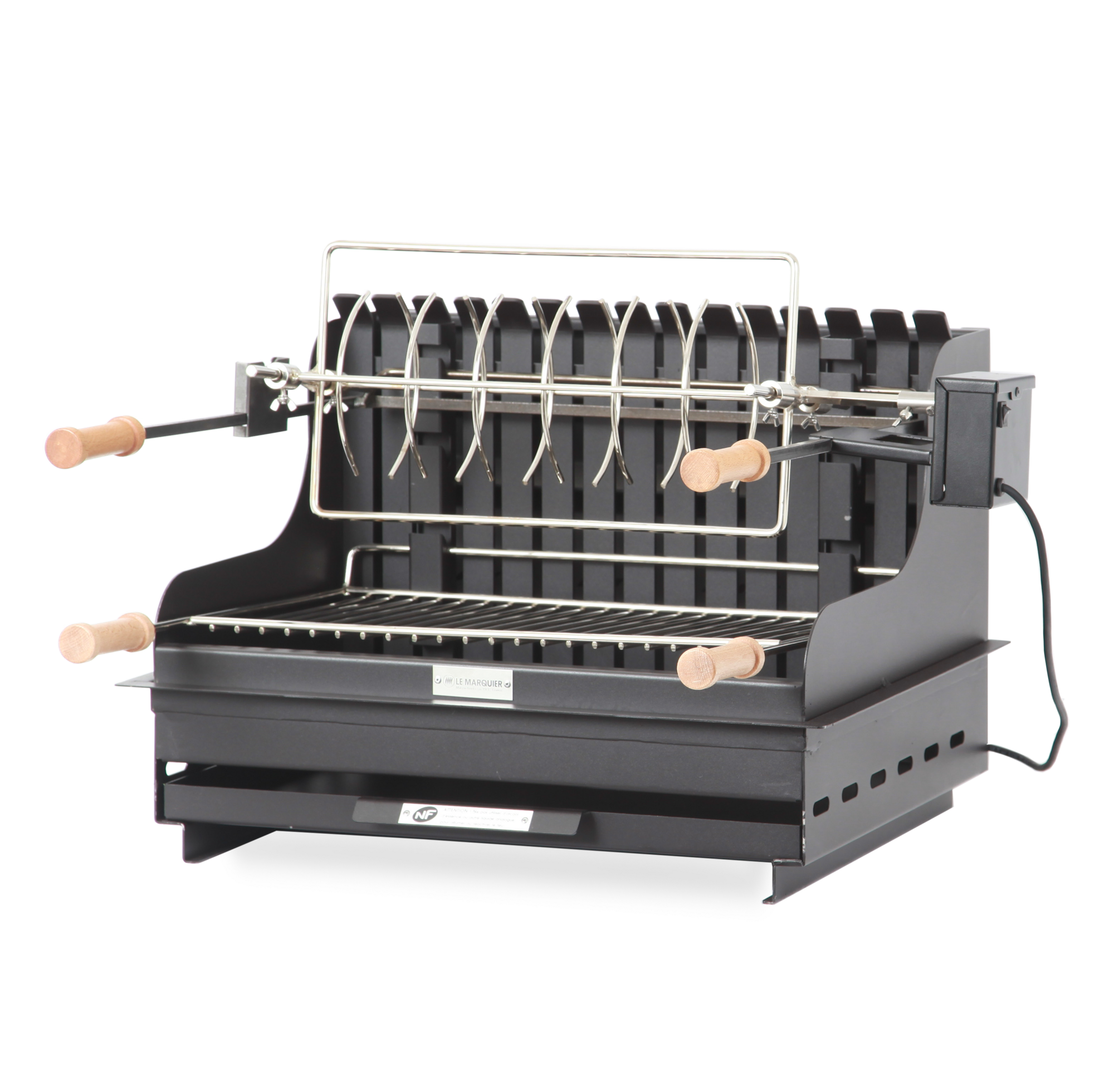 Barbecue Exclusive Mendy en Acier Noir LE MARQUIER