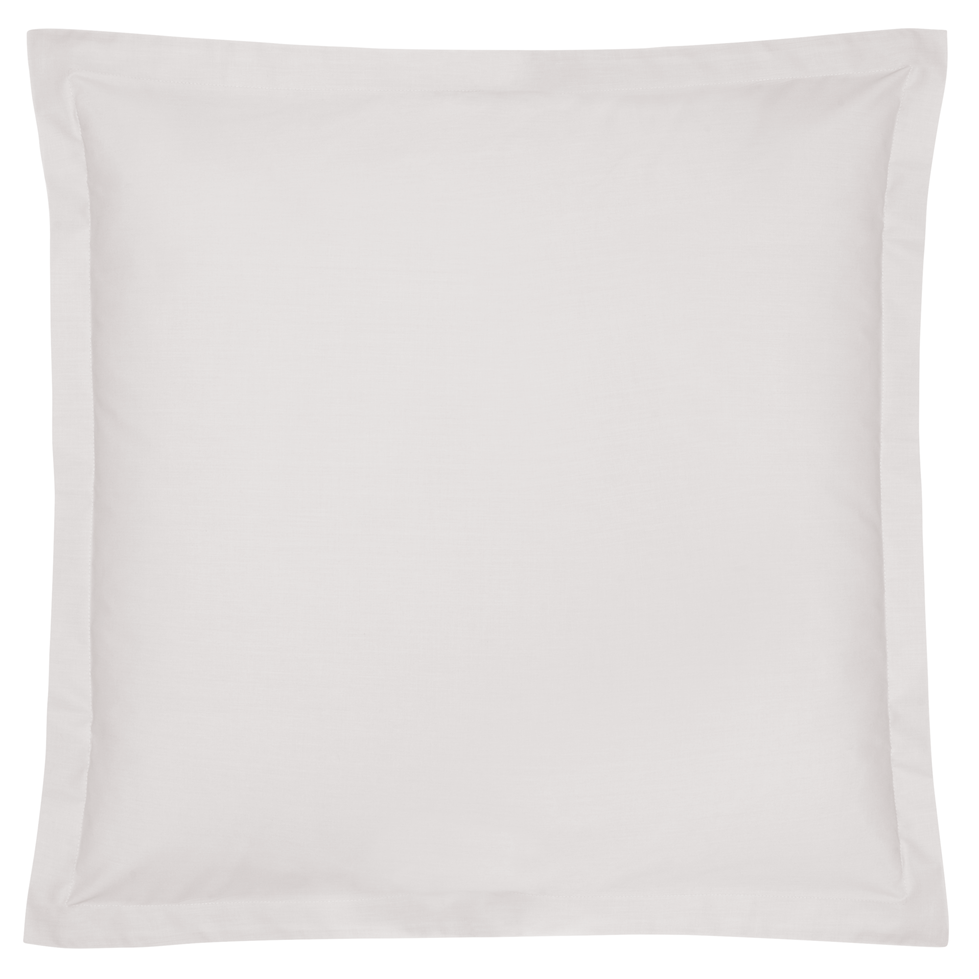 Taie d'oreiller percale bio Elise CAMIF - Blanc - Taie d'oreiller 65 x 65 cm