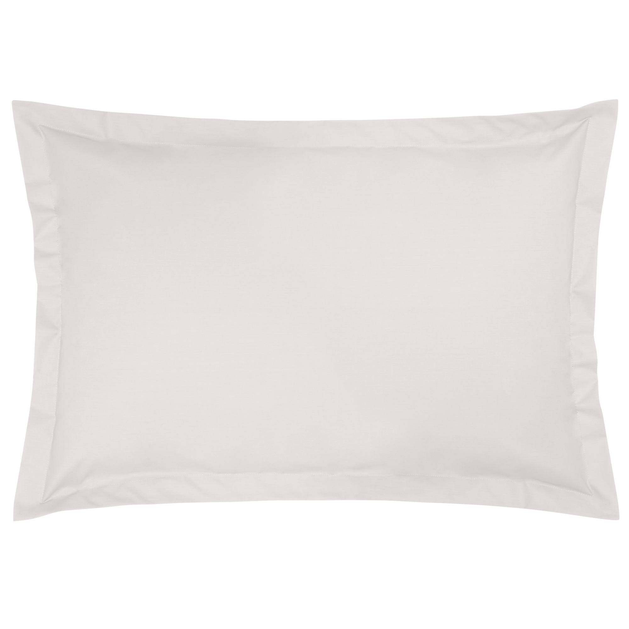 Taie d'oreiller percale bio Elise CAMIF - Blanc - Taie d'oreiller 50 x 75 cm