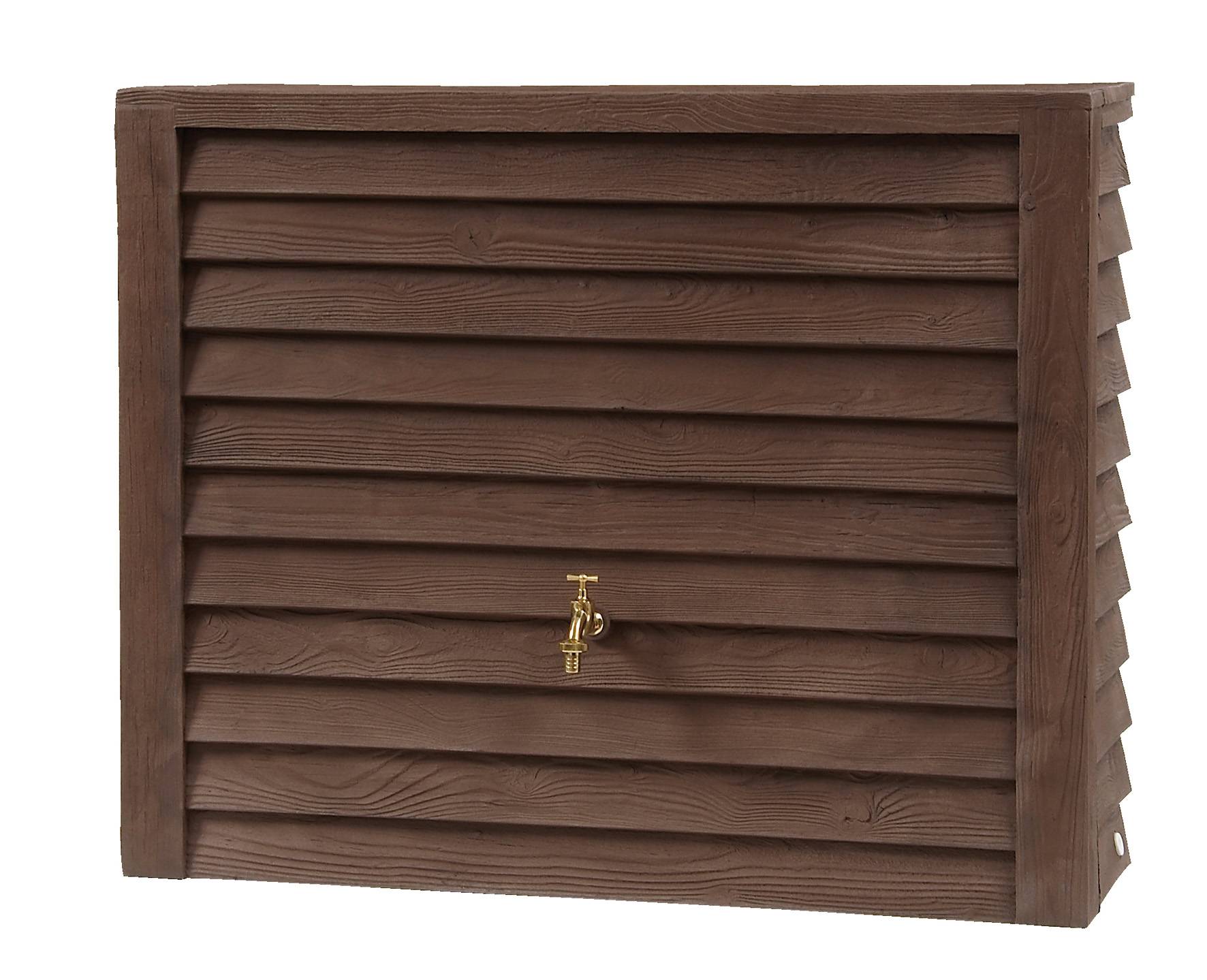 Kit Récupérateur d'Eau 350 L Woody Aspect Bois Foncé GARANTIA