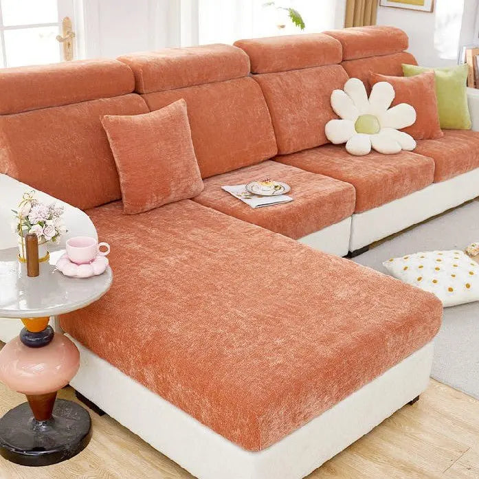 Housse canapé extensible pour assise et dossier YVOIRE