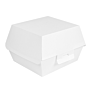 BOÎTES BURGER 230 G/M2 13x12,5x9 CM (M) BLANC CARTON ONDULÉ NANO-MICRO (500 UNITÉ)
