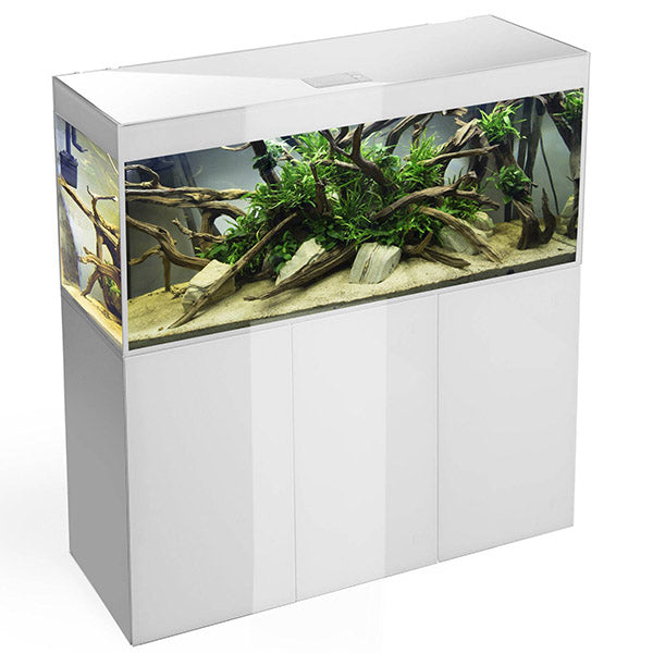 Aquarium Glossy 150 Day & Night Blanc Laqué LED AQUAEL - 405L