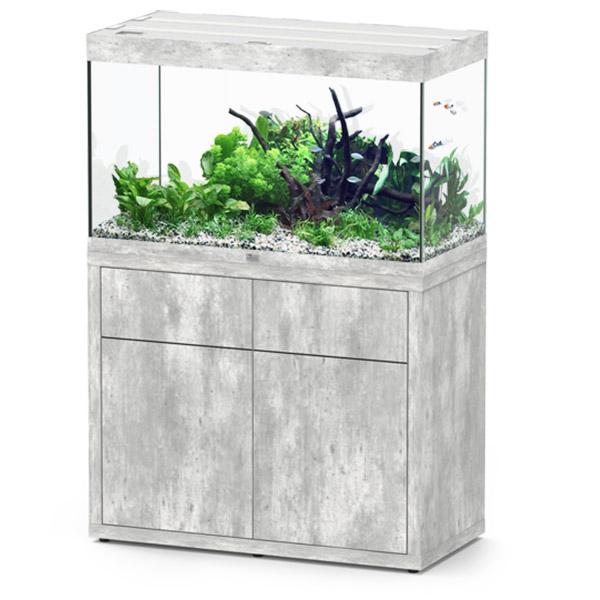 Sublime 100 x 50 AQUATLANTIS Béton - Aquarium Equipé 246 L